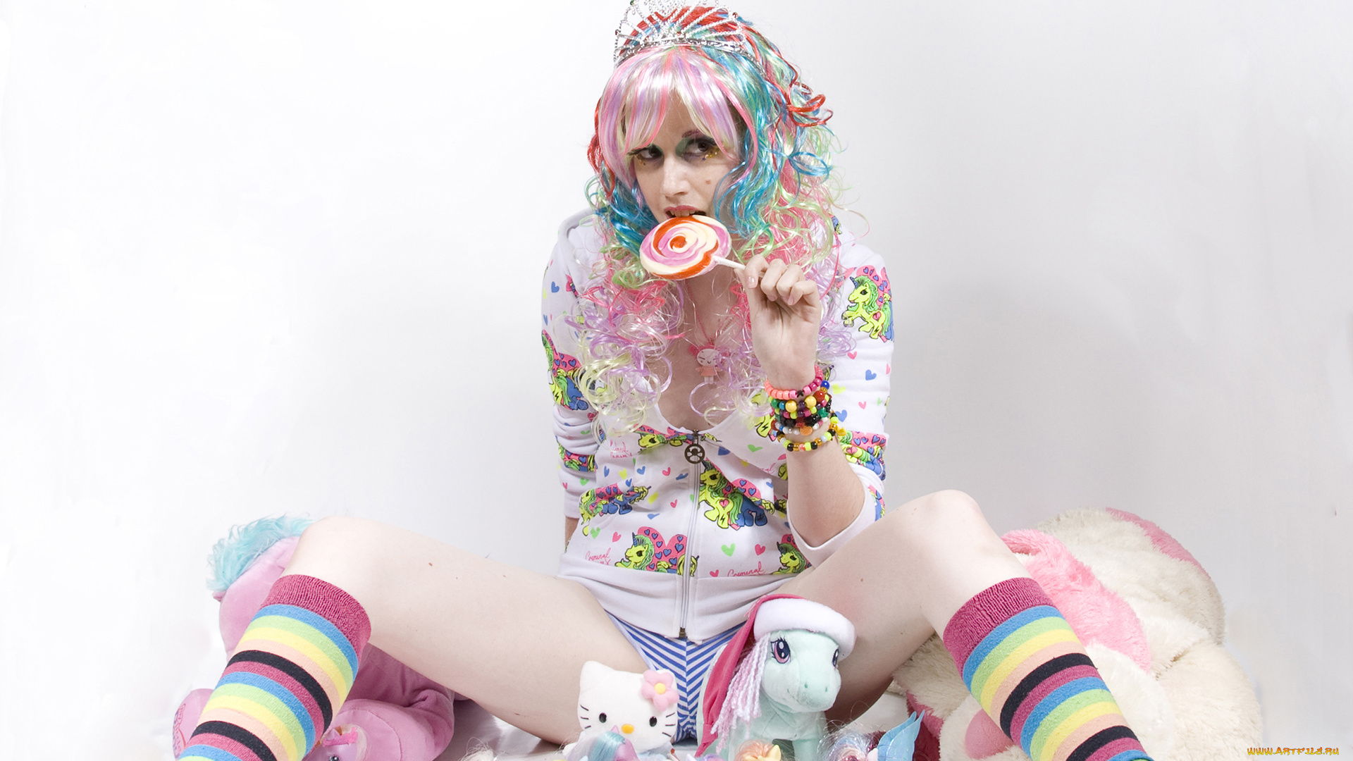 девушки, -unsort, , креатив, леденец