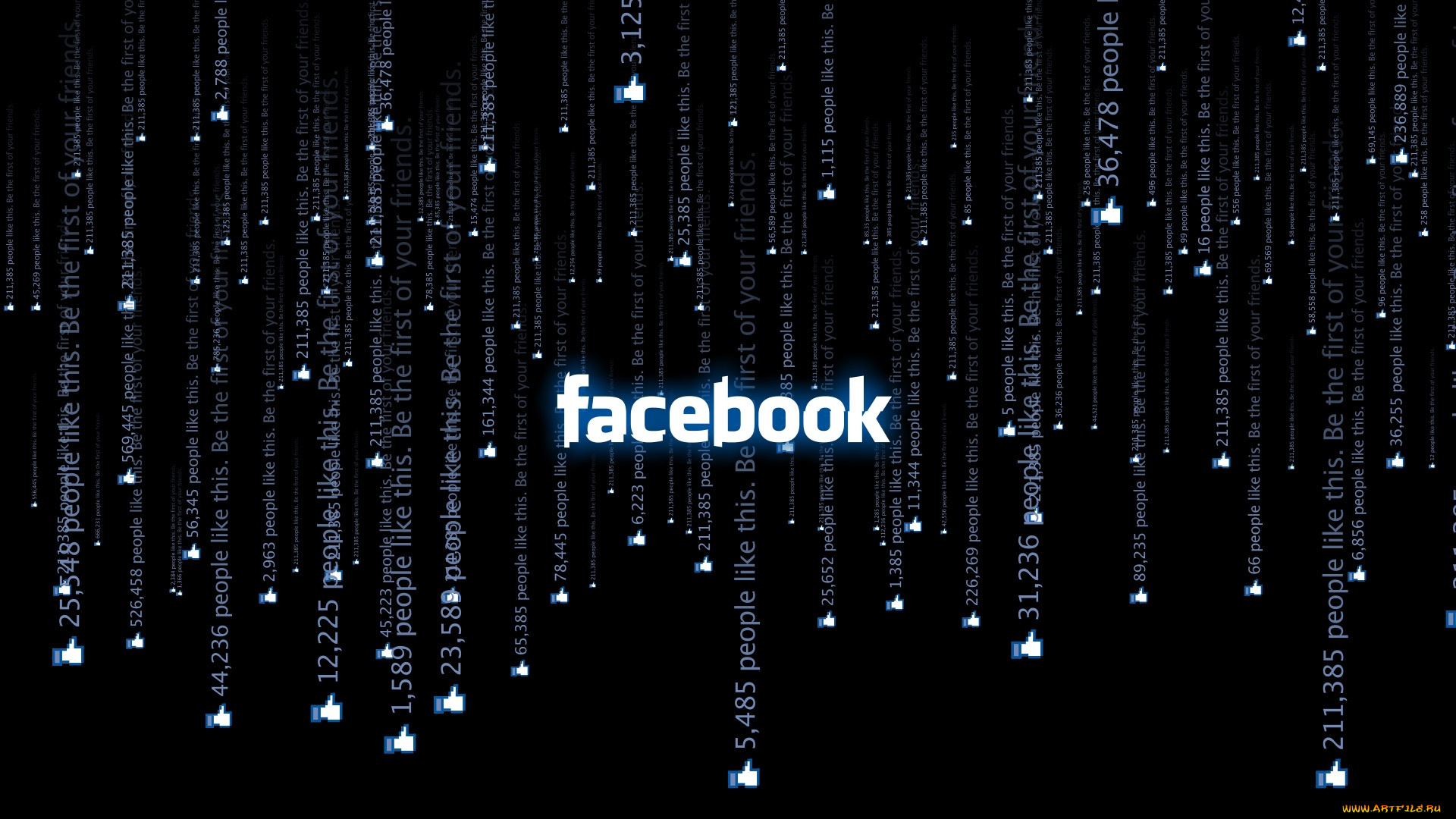 компьютеры, -unknown, , разное, столбцы, надпись, матрица, фэйсбук, лайки, цифры