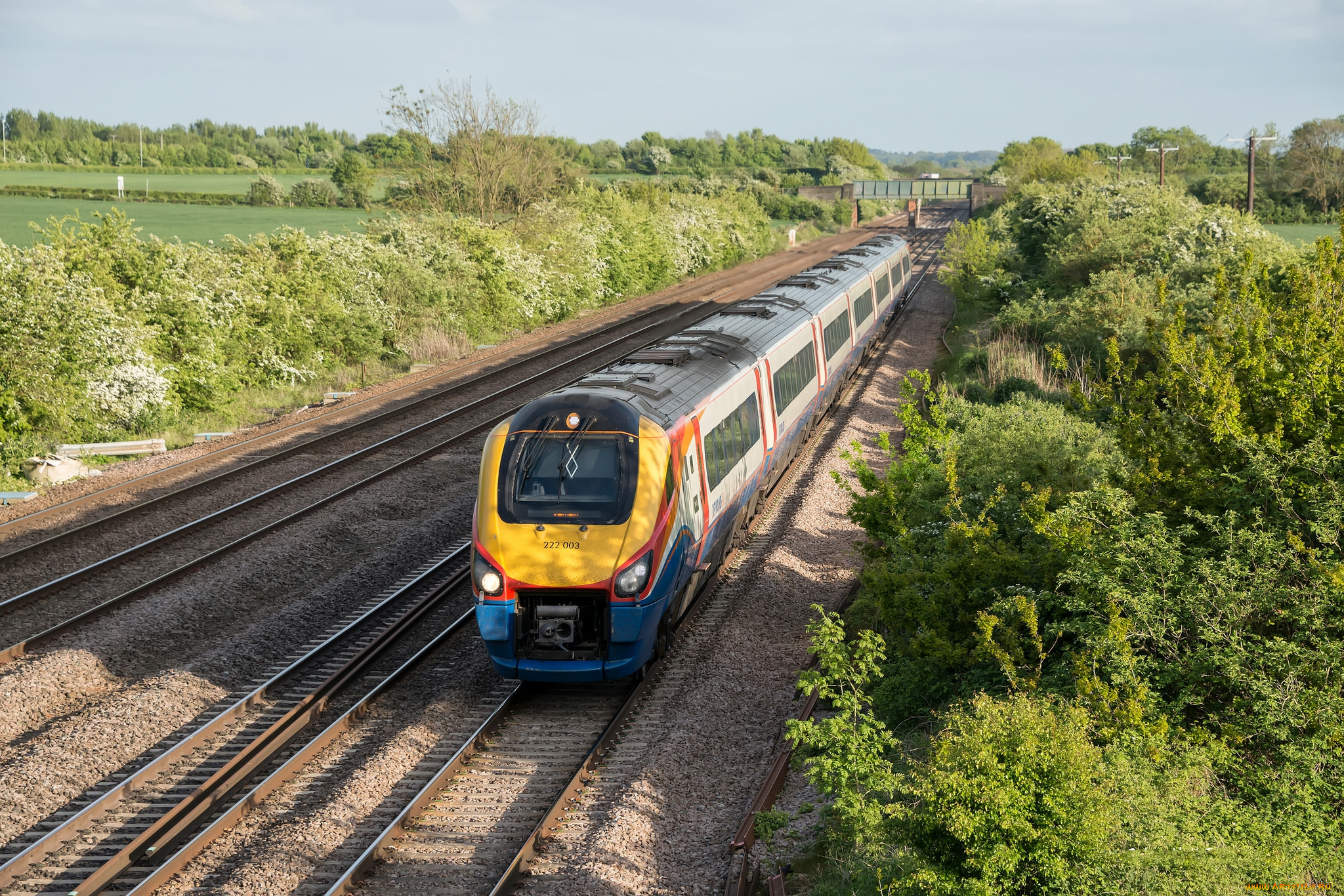 техника, поезда, состав, локомотив, железная, дорога, рельсы