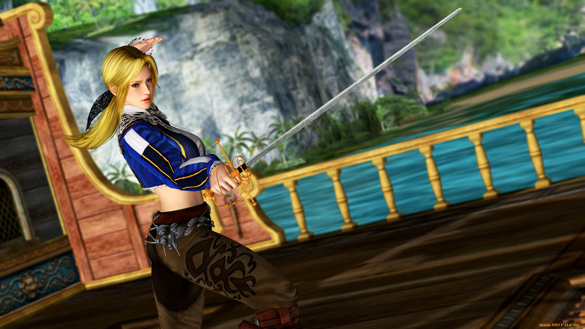 3д, графика, аниме, , anime, девушка, взгляд, фон