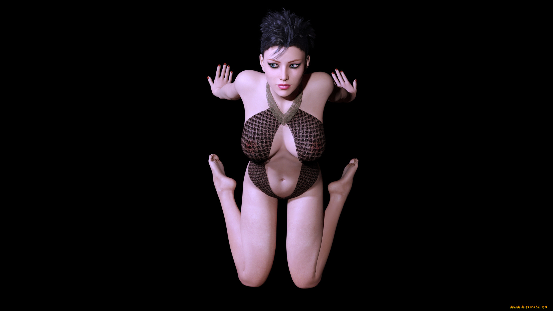 3д, графика, люди, , people, фон, девушка, взгляд