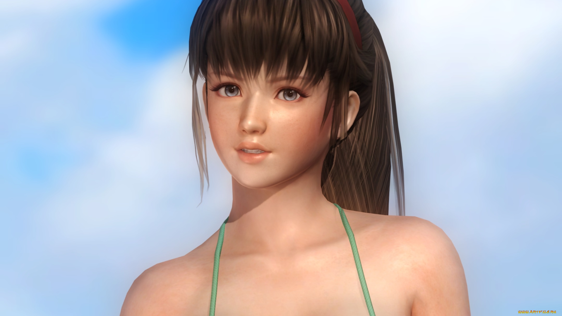 3д, графика, портрет, , portraits, взгляд, девушка, фон