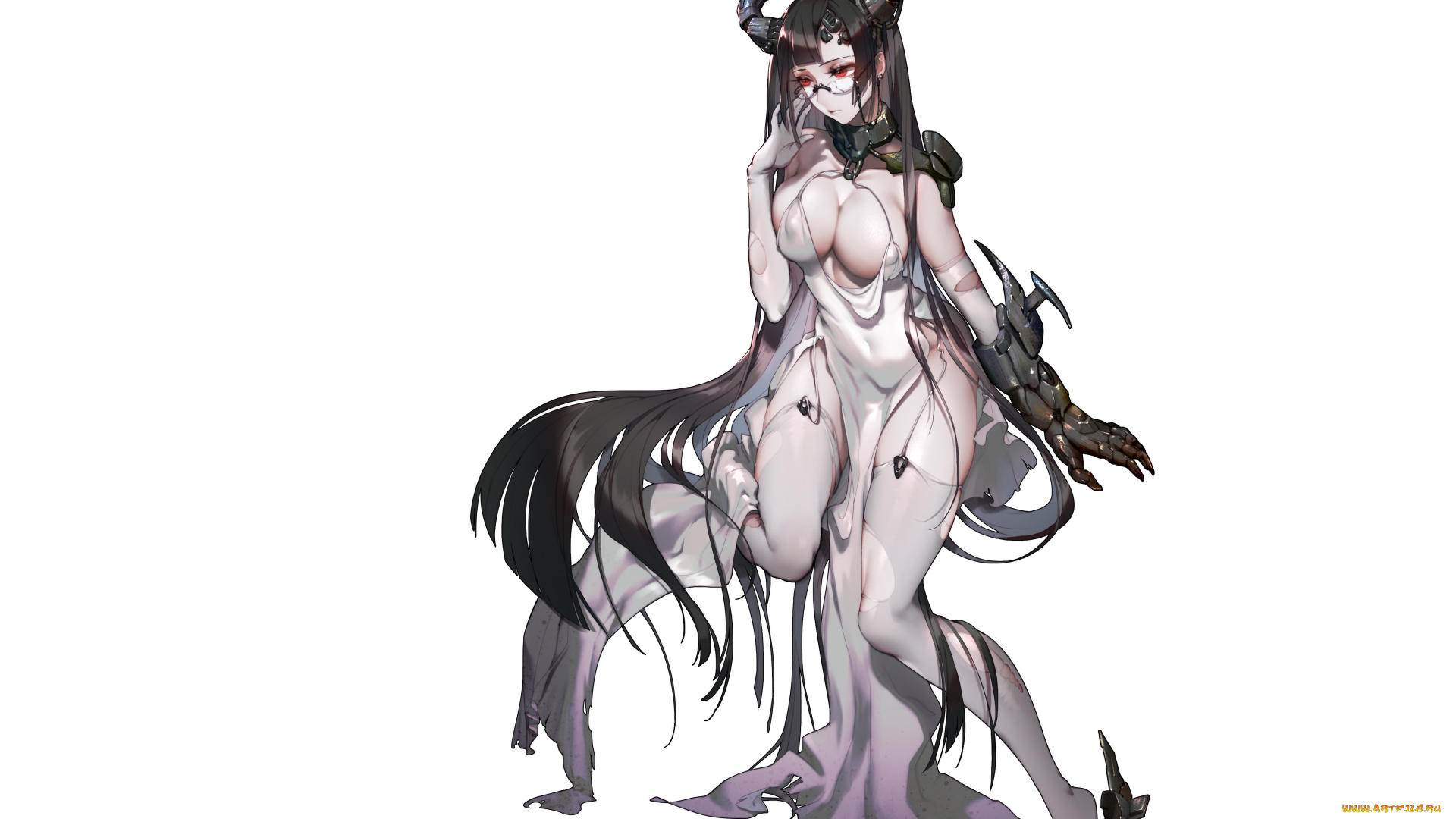 аниме, ангелы, , демоны, девушка