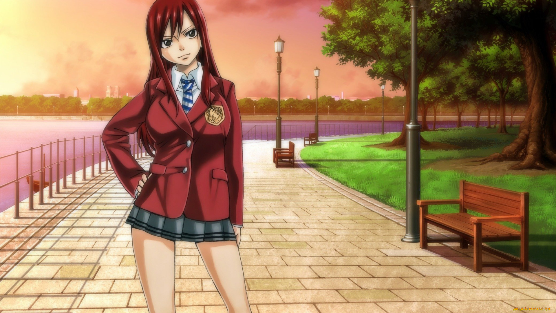 аниме, fairy, tail, хвост, феи