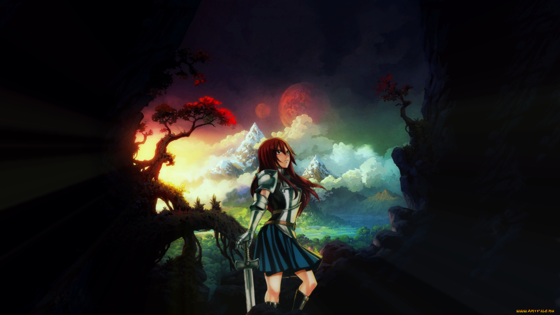 аниме, fairy, tail, хвост, феи, fairy, tail