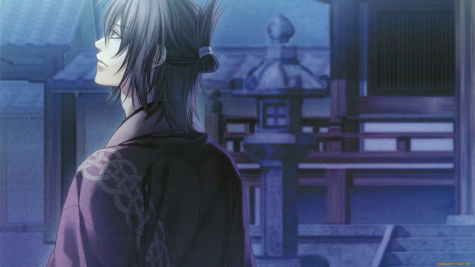 аниме, hakuouki, окита