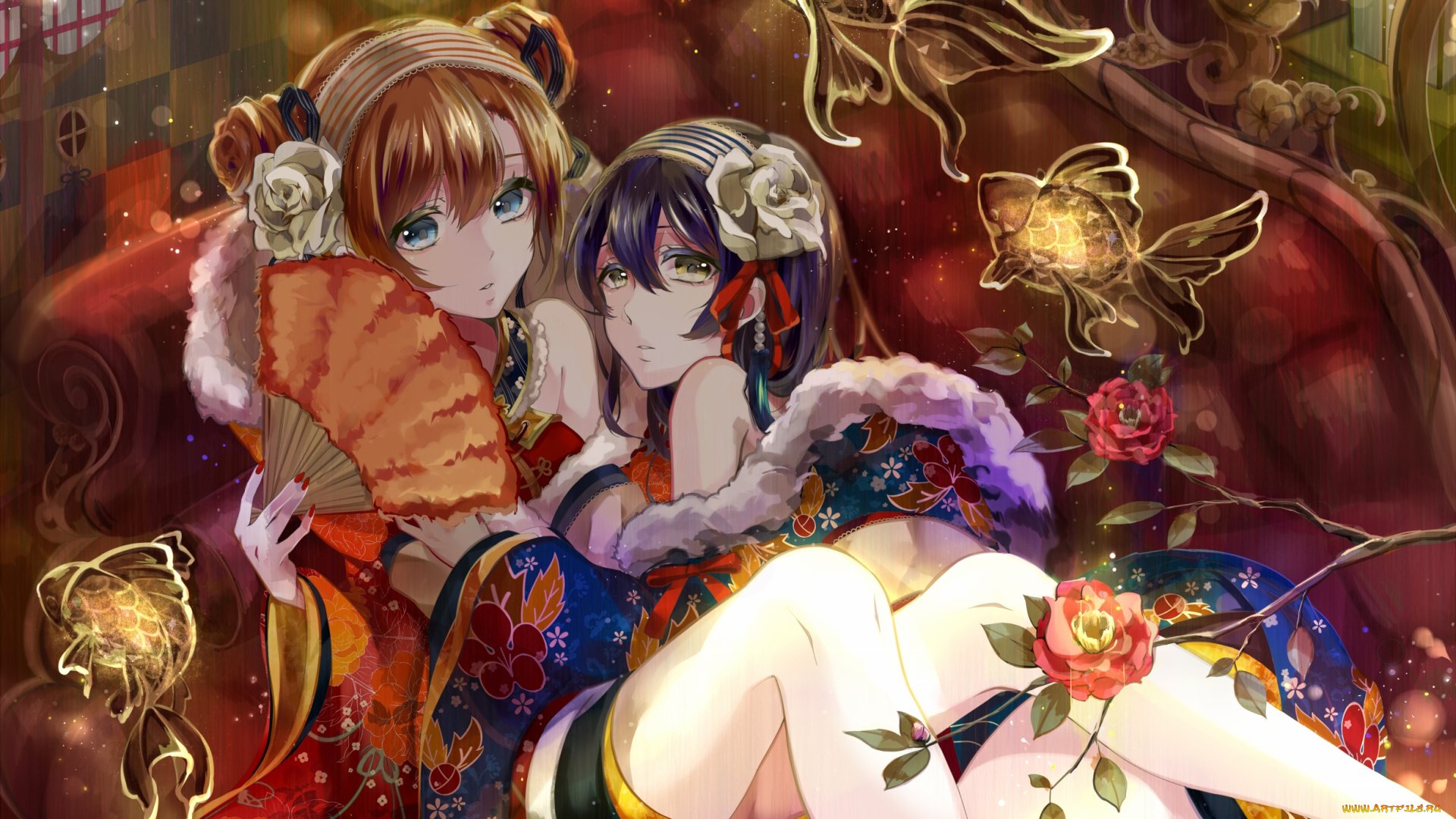 аниме, love, live, , school, idol, project, девушки