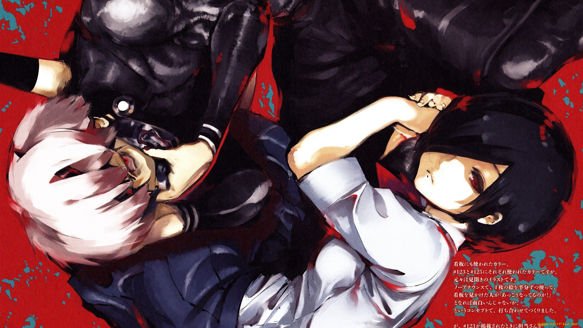 аниме, tokyo, ghoul, канеки