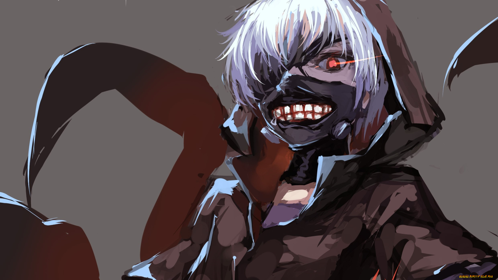 аниме, tokyo, ghoul, канеки