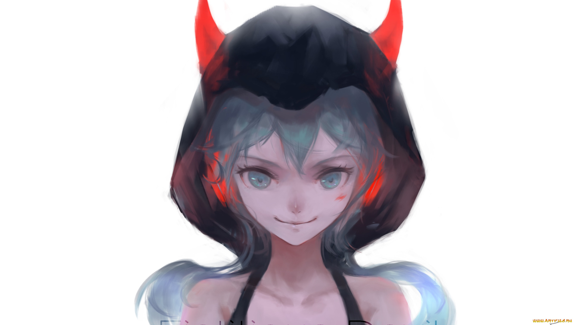 аниме, vocaloid, девушка