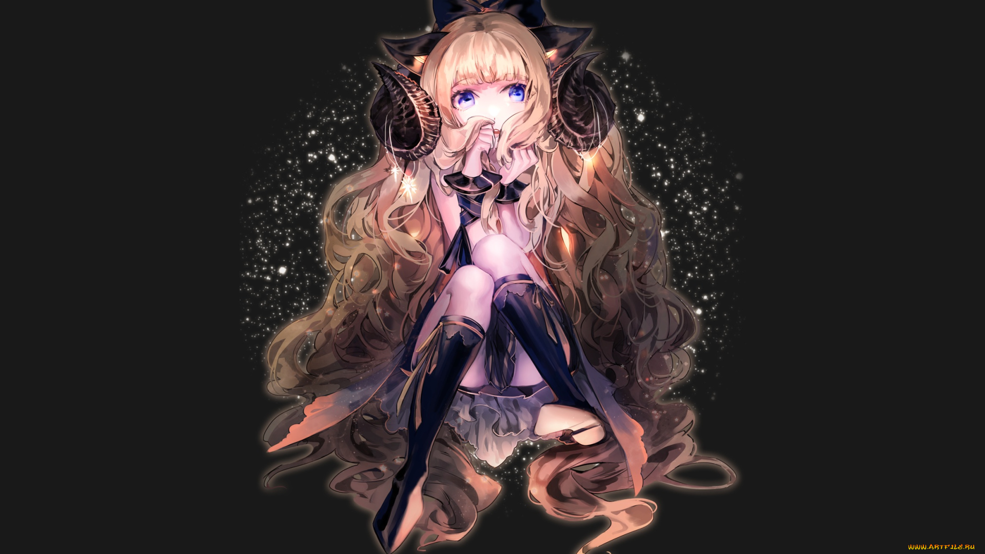 аниме, vocaloid, девушка