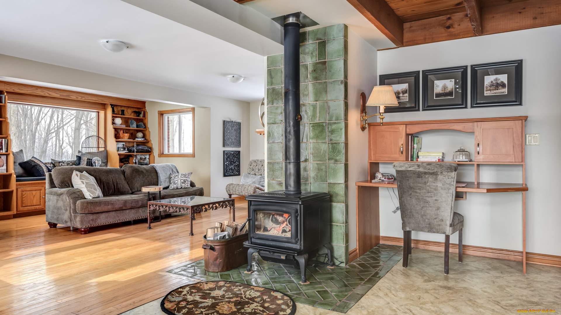 интерьер, гостиная, мебель, комната