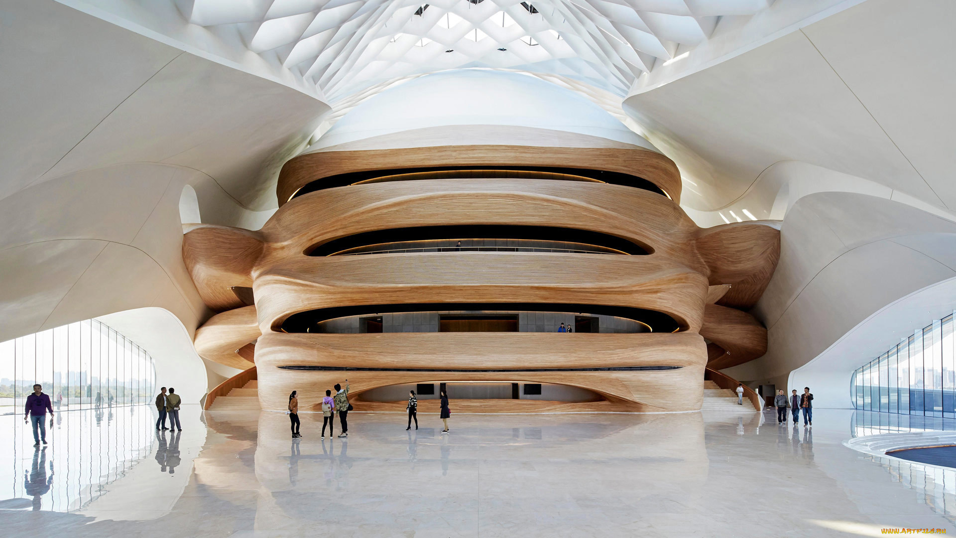 интерьер, театральные, , концертные, и, кинозалы, оперный, театр, китай, харбин