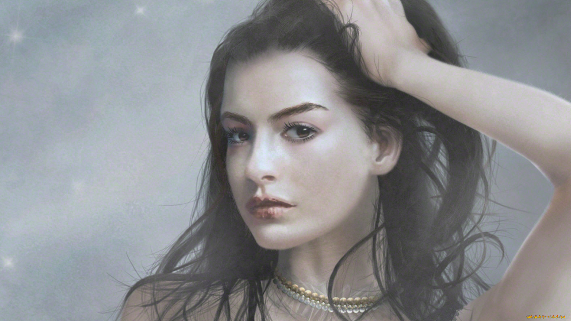 рисованное, люди, девушка