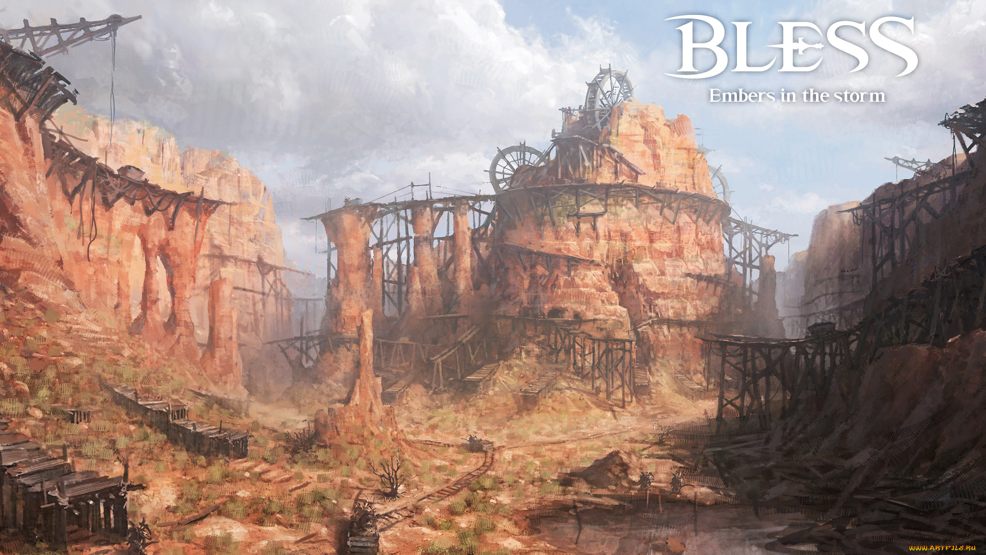 видео, игры, bless, online, арт, ролевая, bless, online, action