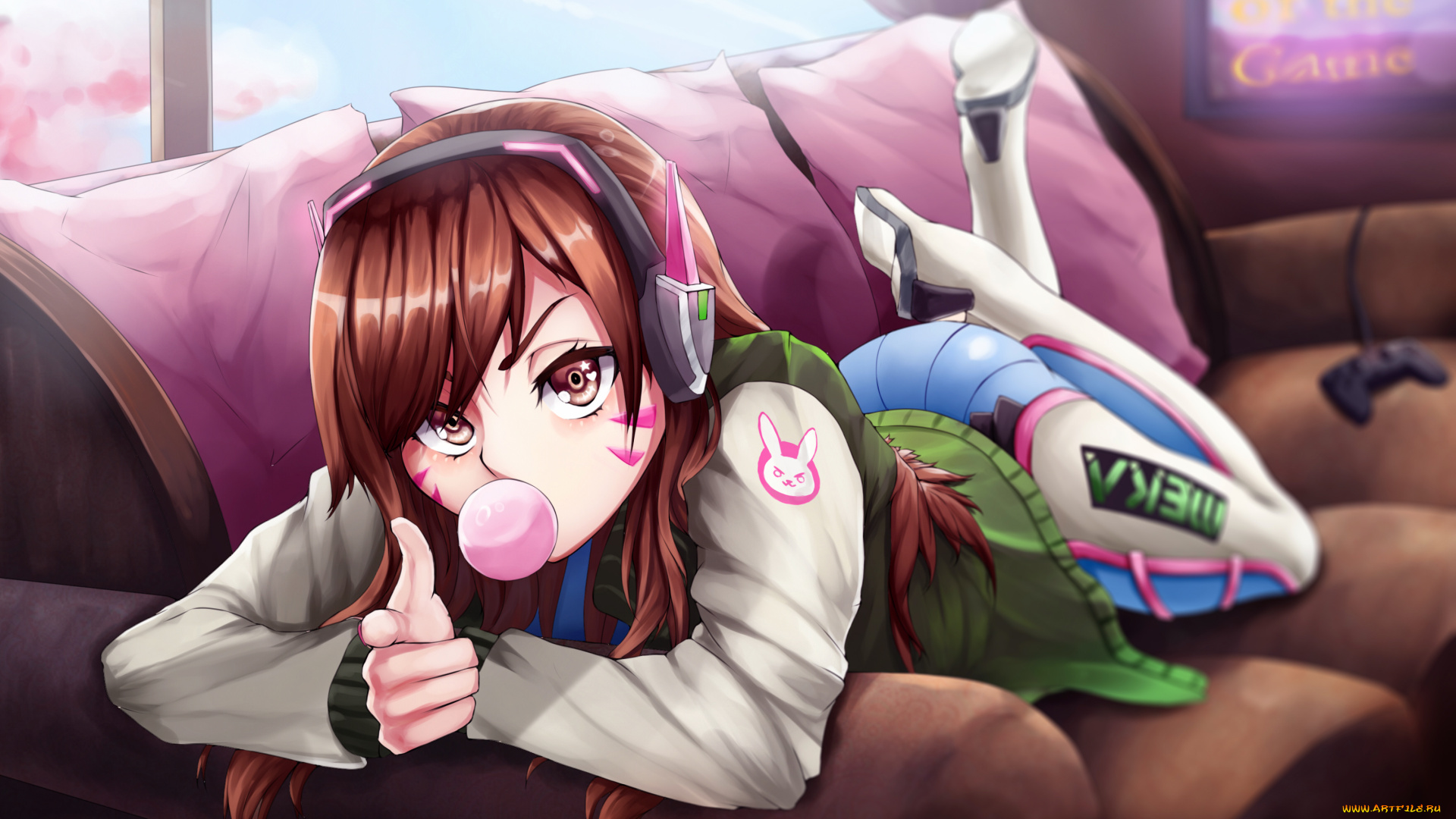 видео, игры, overwatch, девушка