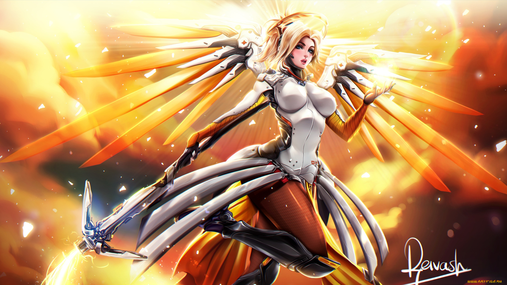 видео, игры, overwatch, девушка