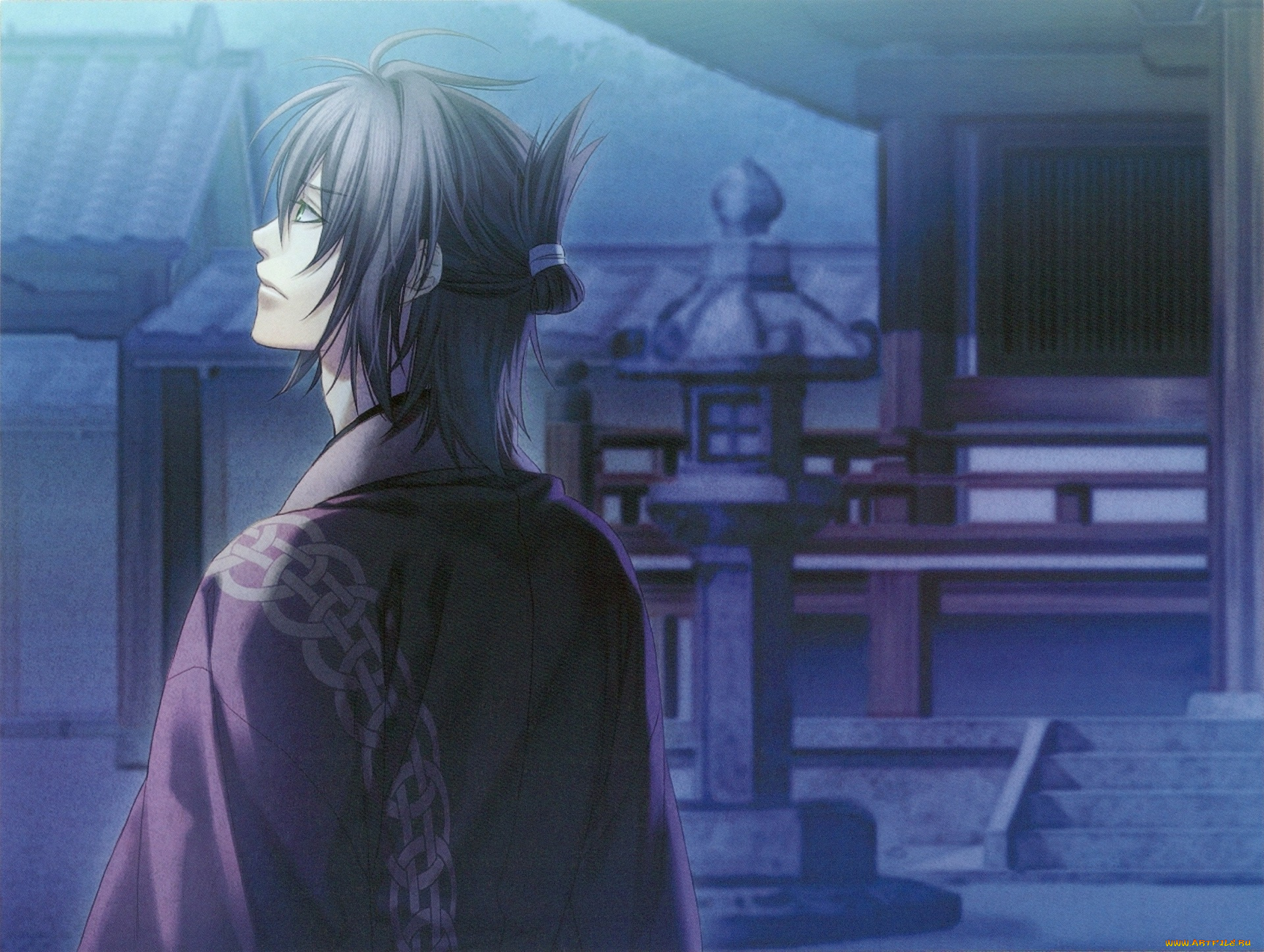 аниме, hakuouki, окита