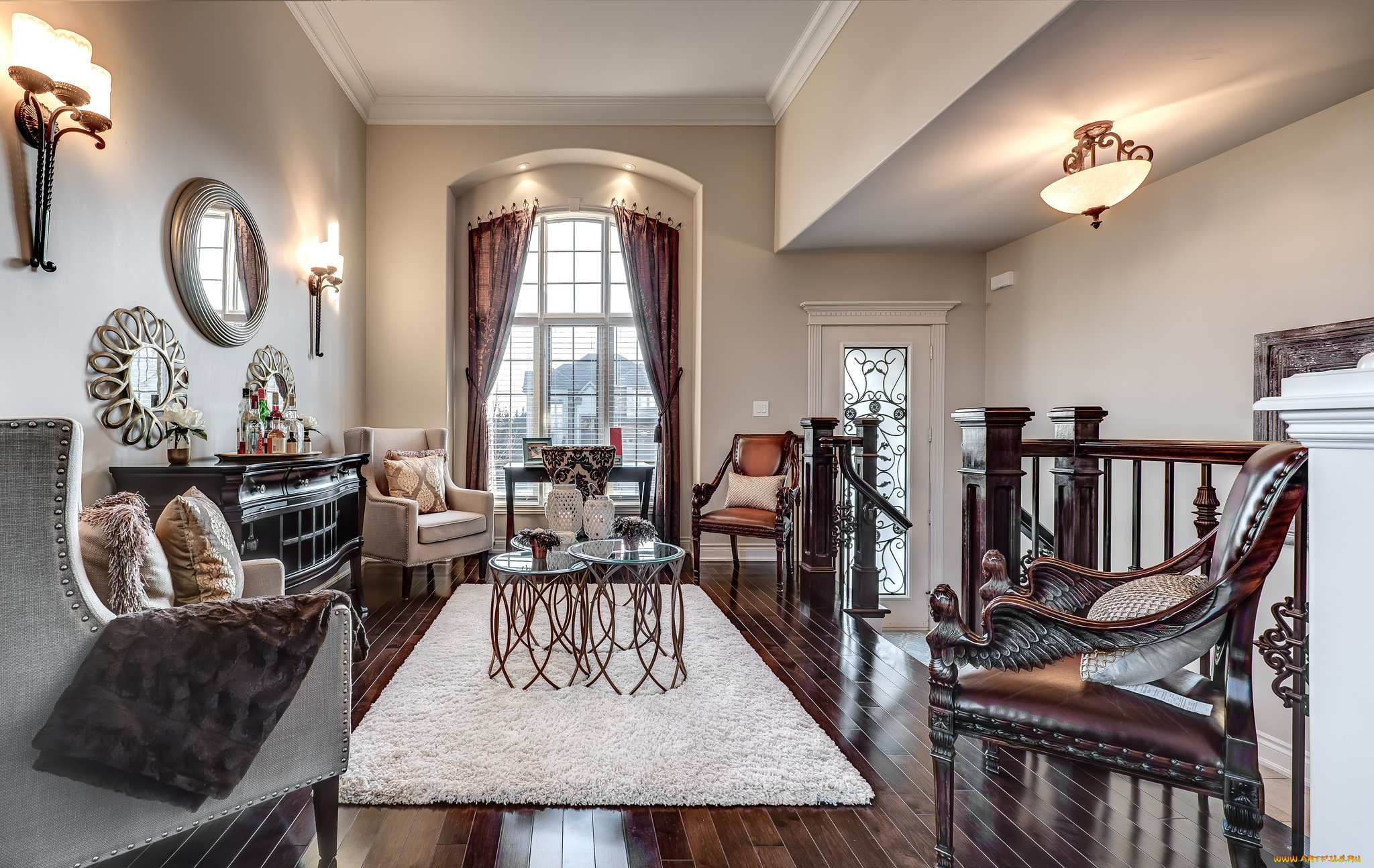 интерьер, гостиная, мебель, комната