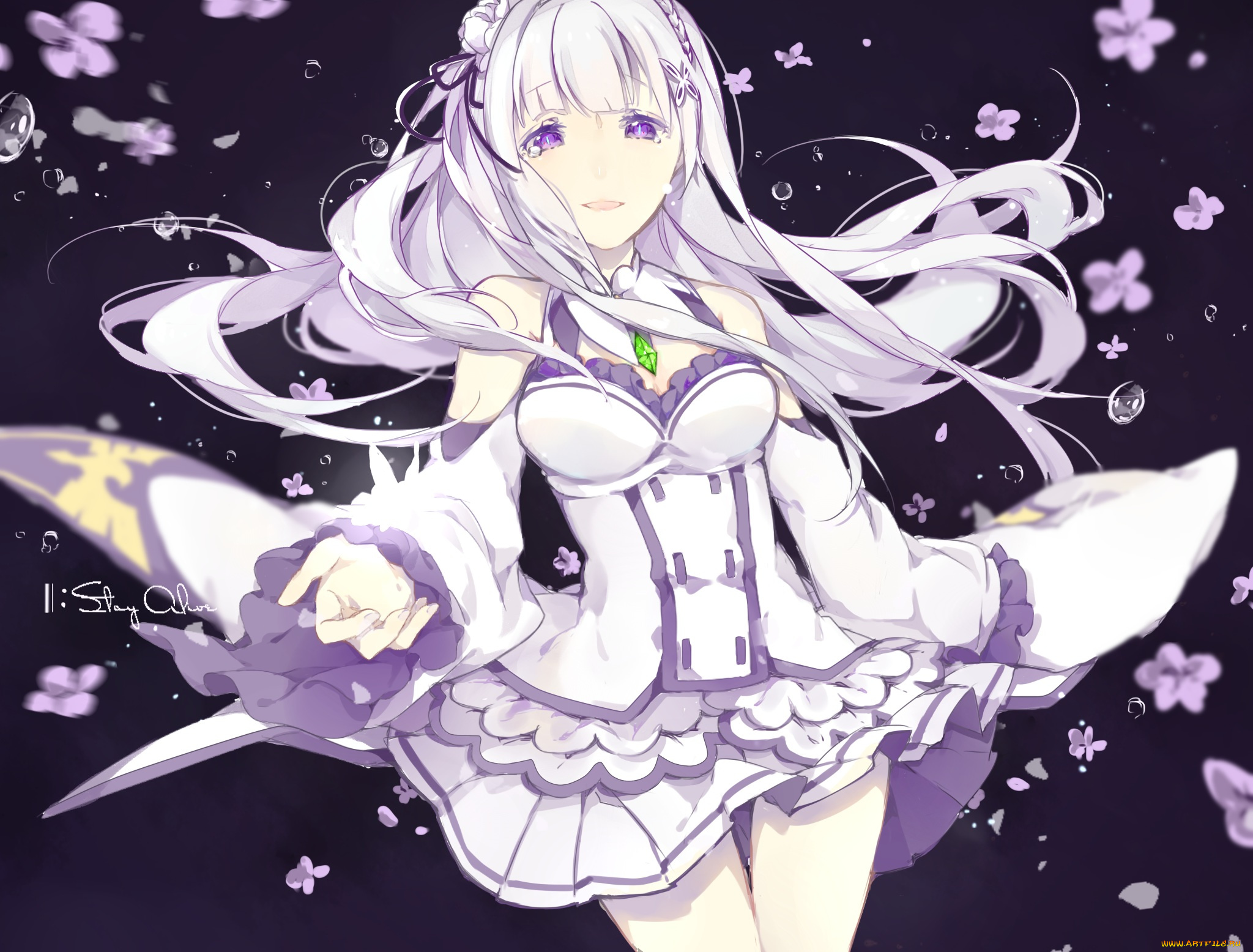 аниме, re, , zero, kara, hajimeru, isekai, seikatsu, девушка