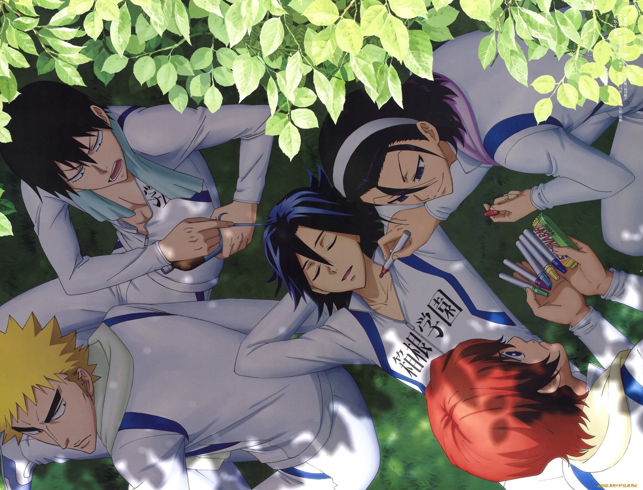 аниме, yowamushi, pedal, парни
