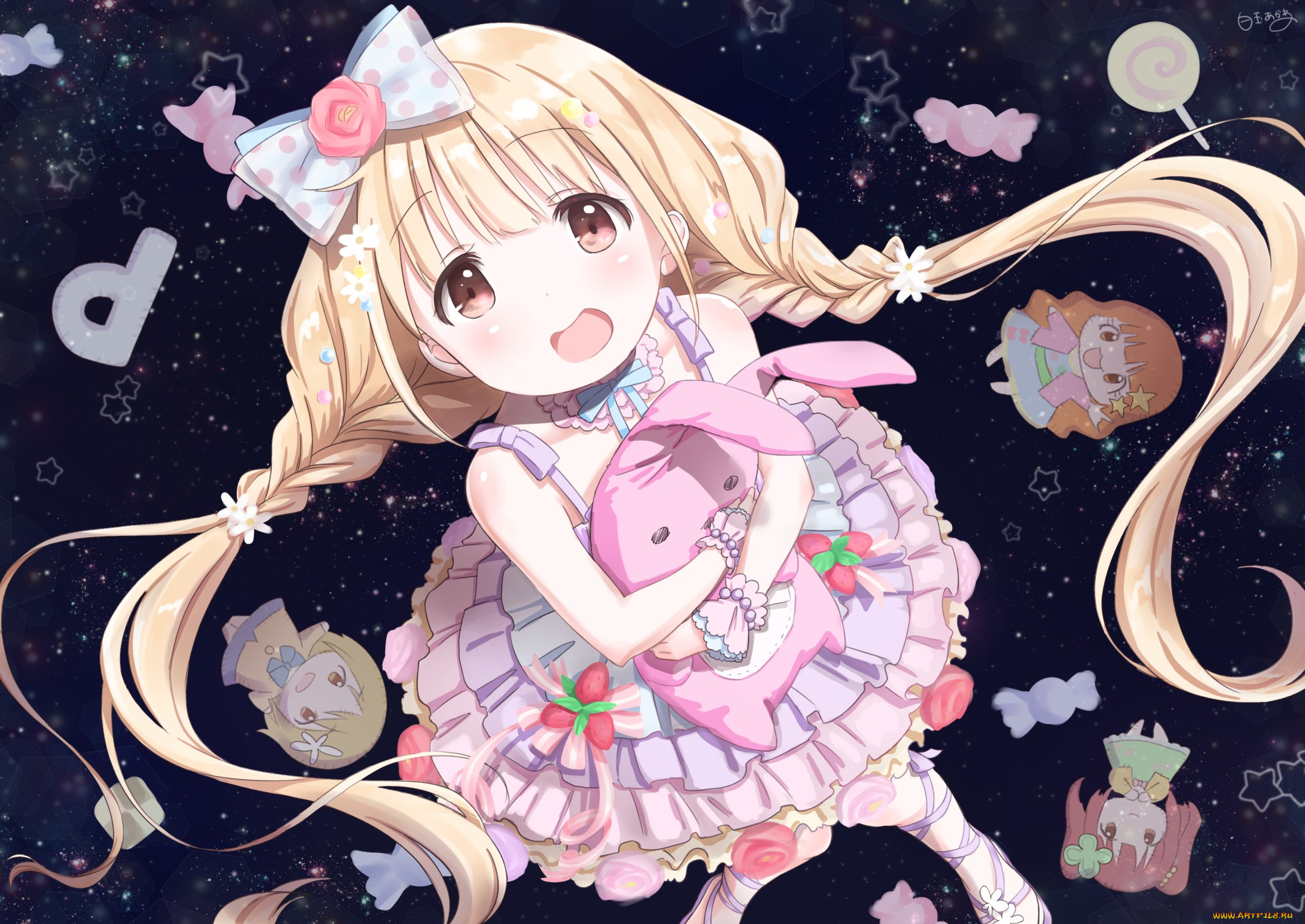 аниме, idolm@ster, девочка