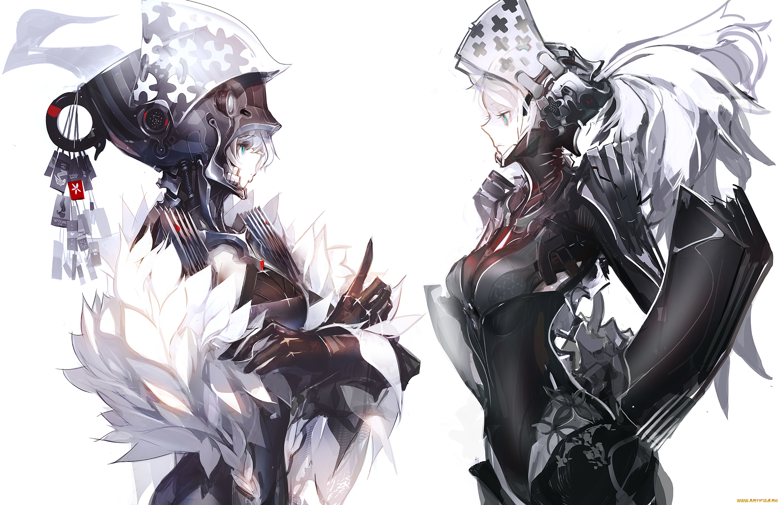 аниме, оружие, , техника, , технологии, девушки