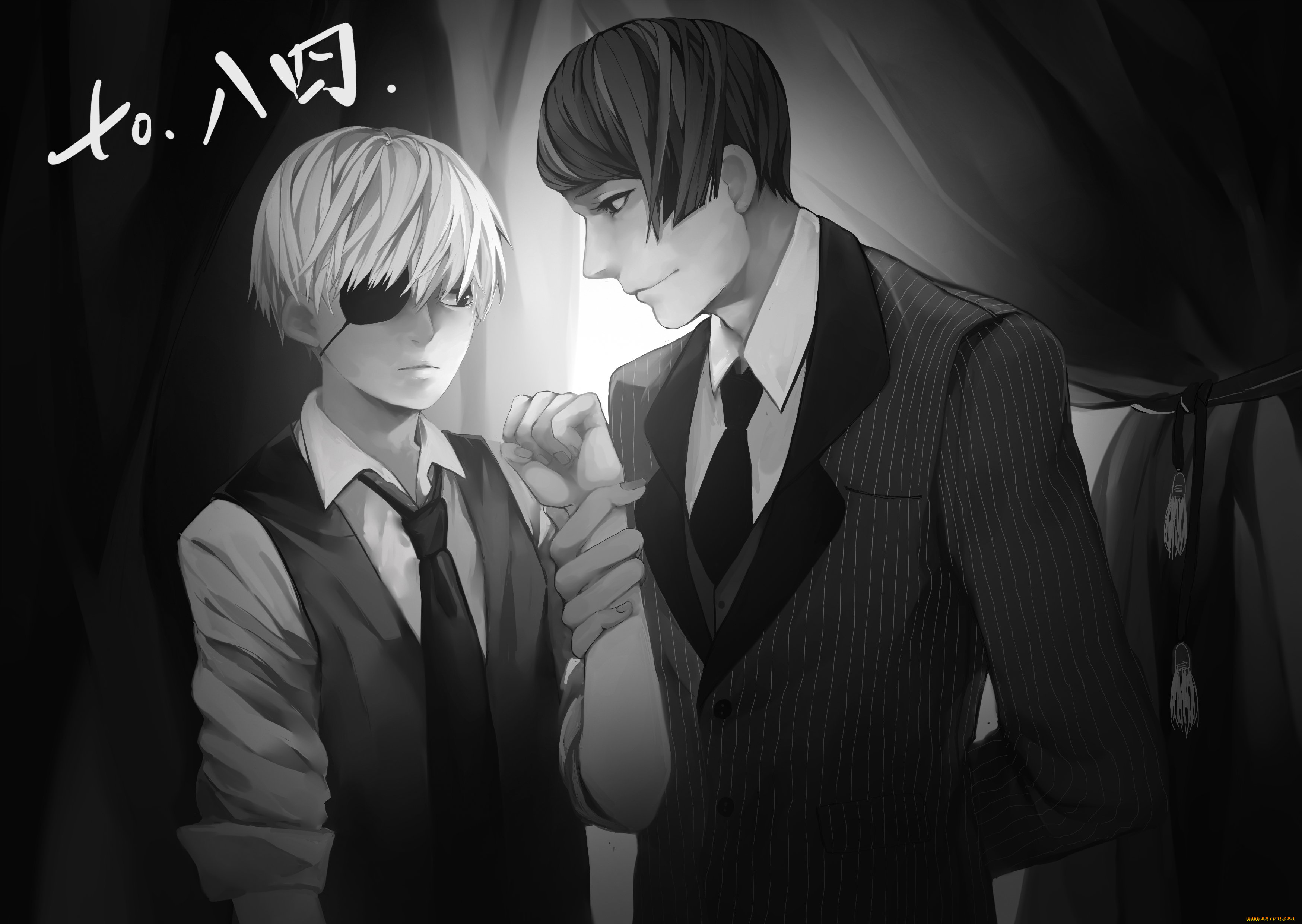 аниме, tokyo, ghoul, парни, канеки