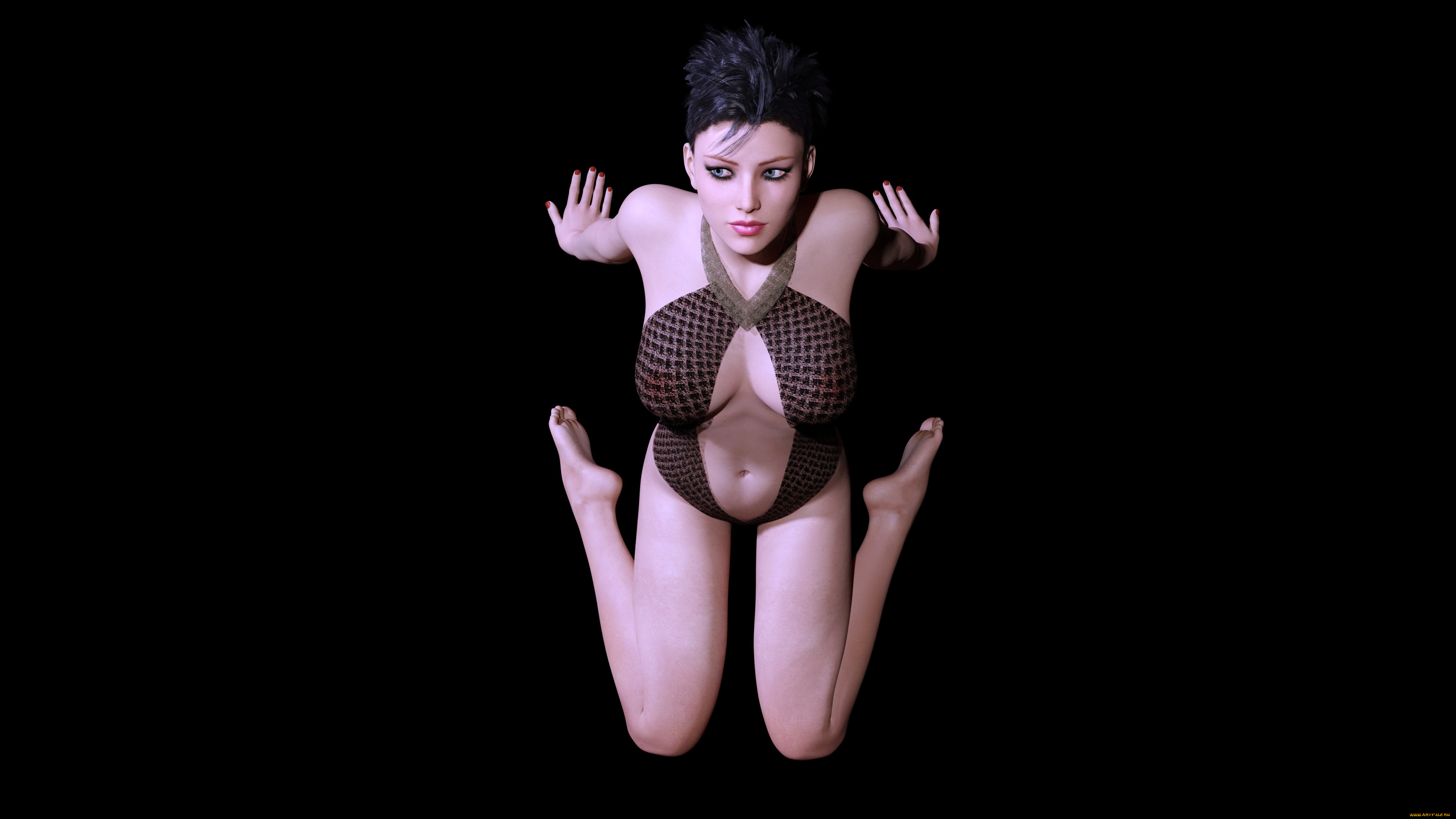 3д, графика, люди, , people, фон, девушка, взгляд