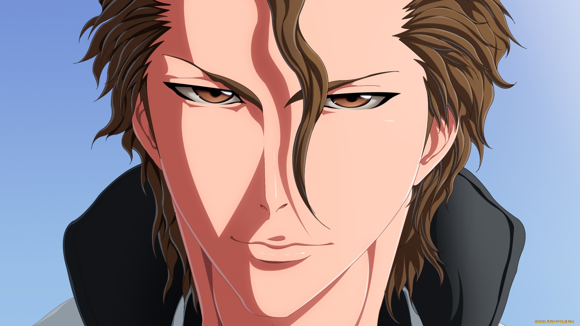 аниме, bleach, айзен