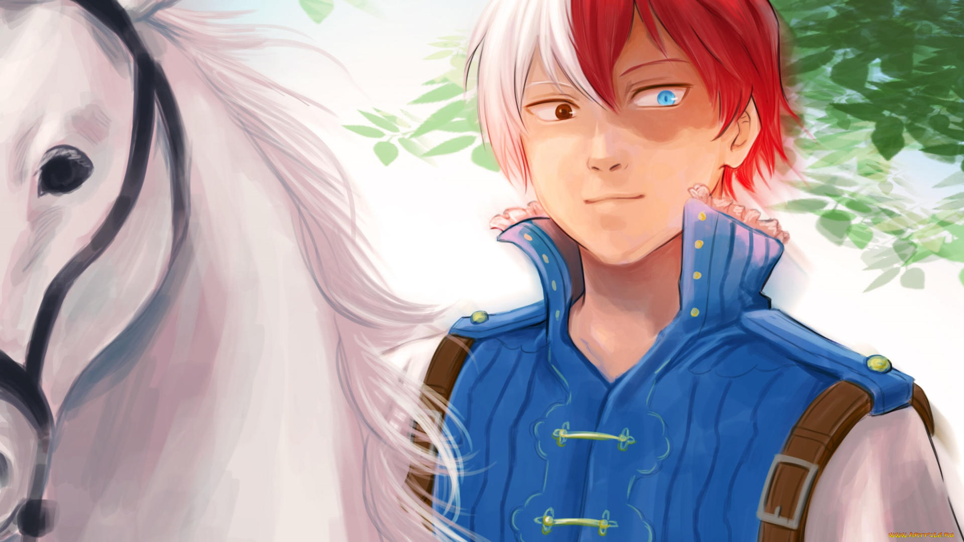 аниме, boku, no, hero, academia, шото