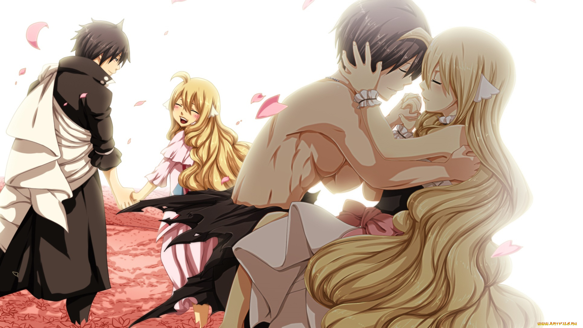 аниме, fairy, tail, хвост, феи