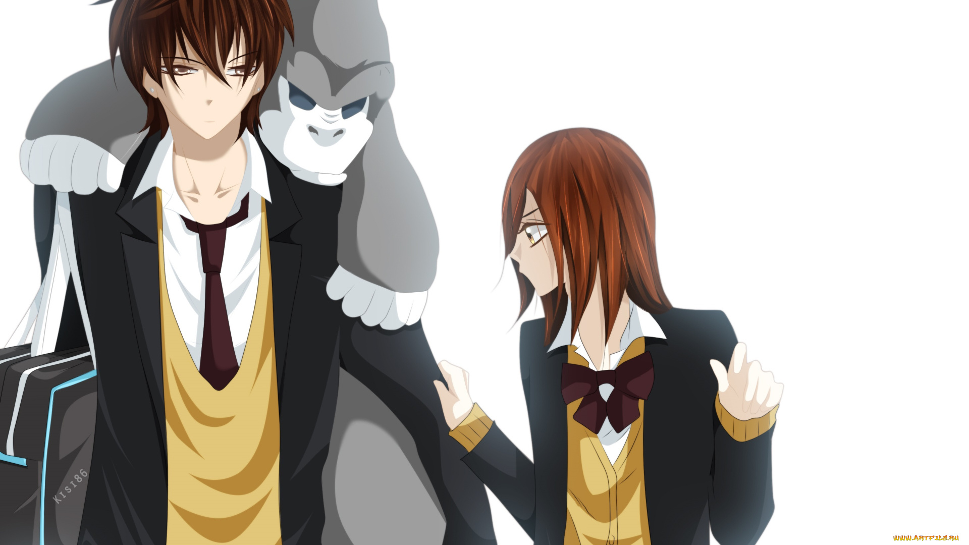 аниме, namaikizakari, пара