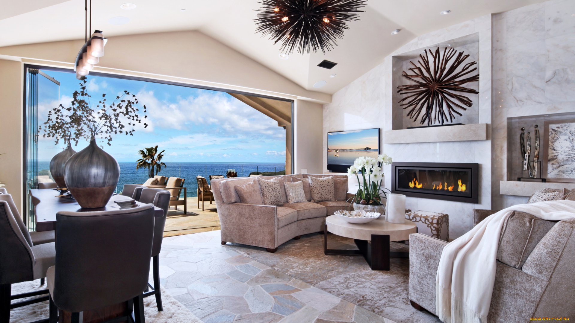 интерьер, гостиная, living, room, стиль, стол, style, table, furniture, мебель