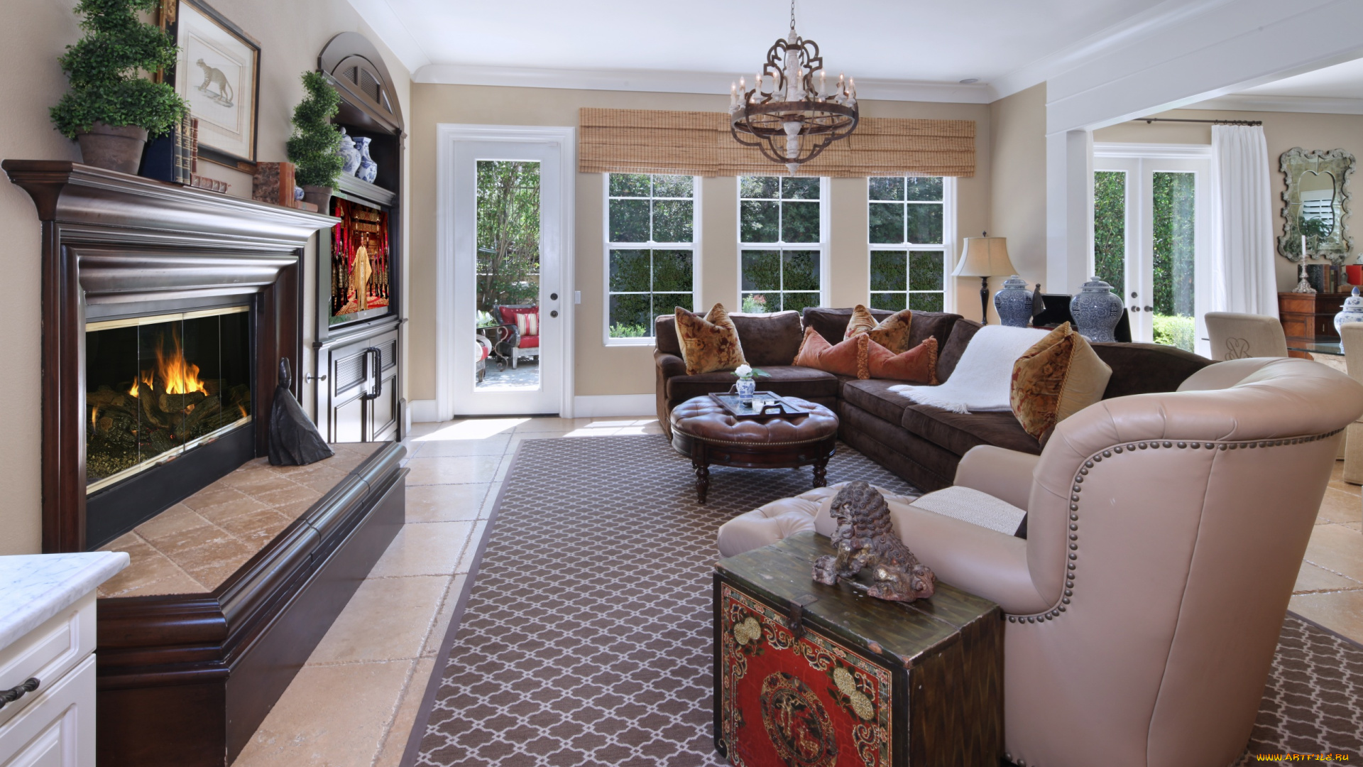 интерьер, гостиная, стиль, дизайн, мебель