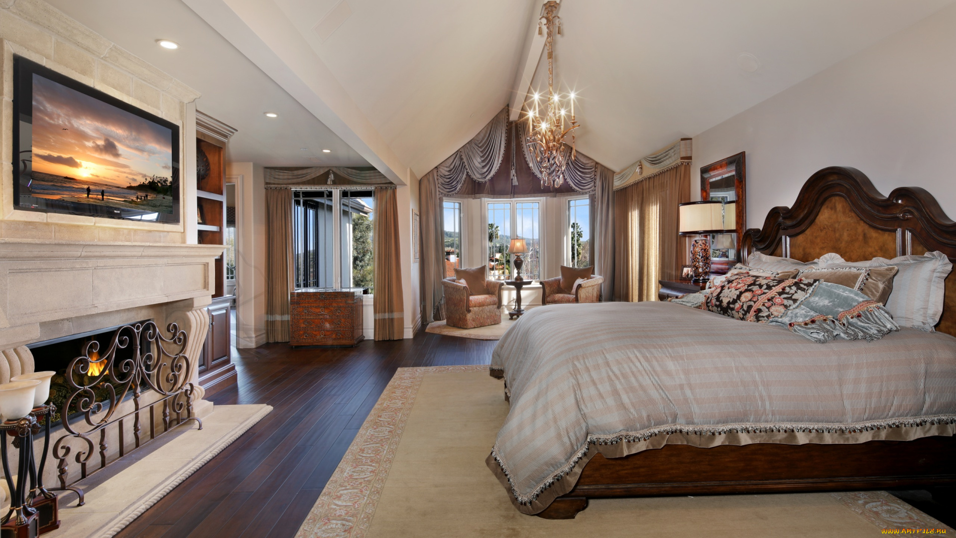 интерьер, спальня, мебель, стиль, bedroom, design, style, furniture, дизайн