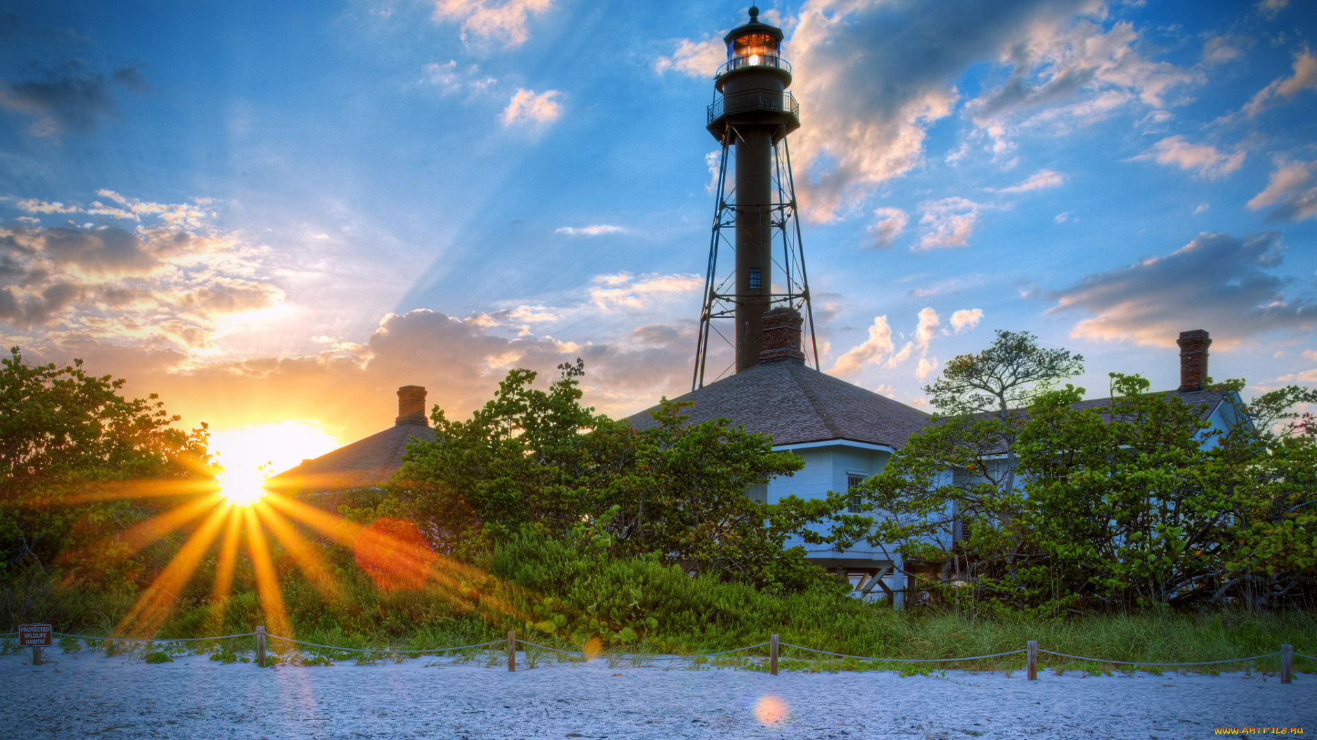 природа, маяки, маяк, побережье