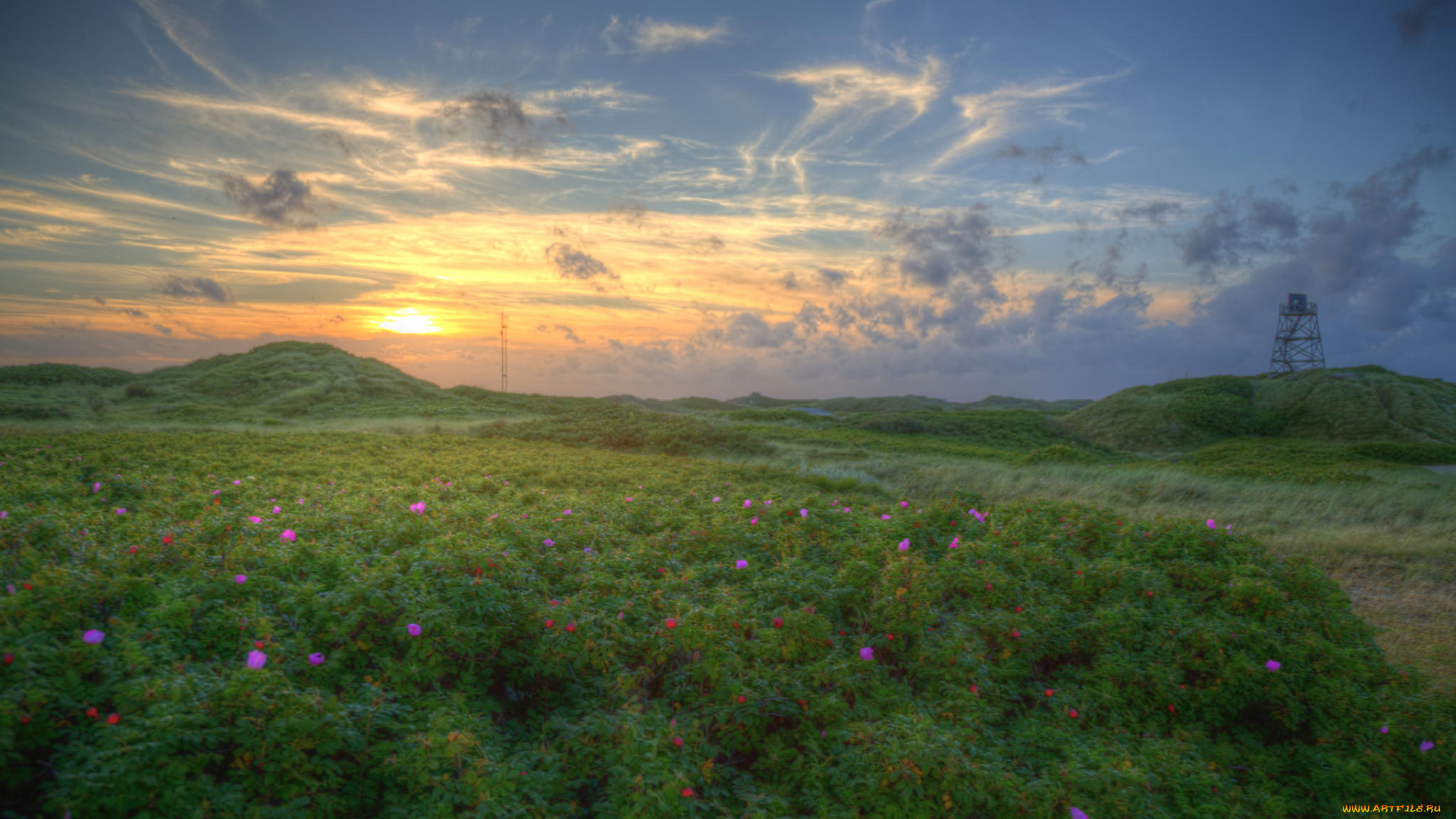 природа, восходы, закаты, рассвет