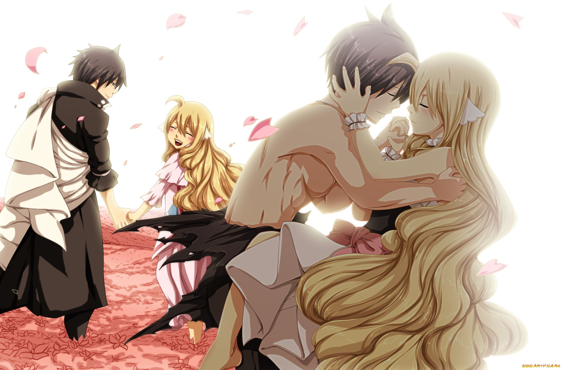 аниме, fairy, tail, хвост, феи