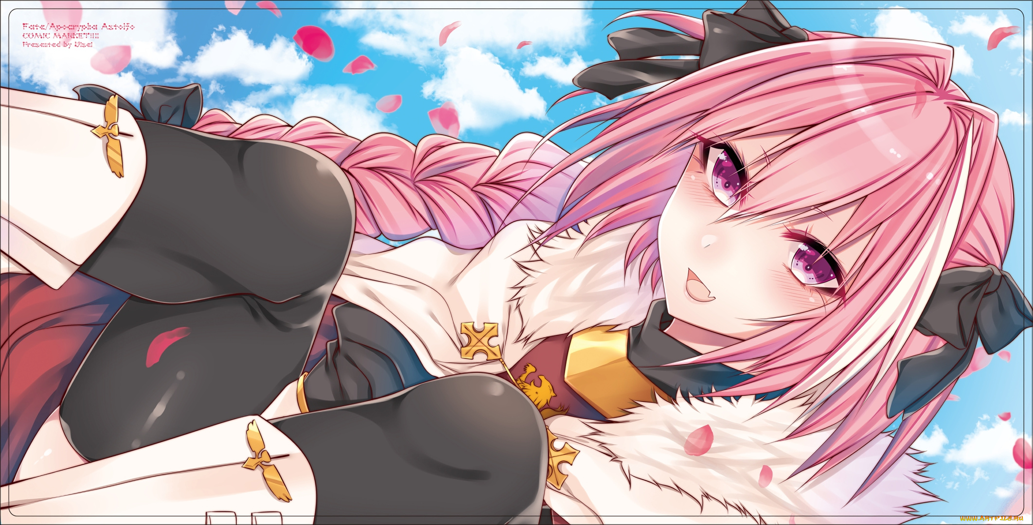 аниме, fate, stay, night, девушка, взгляд, фон