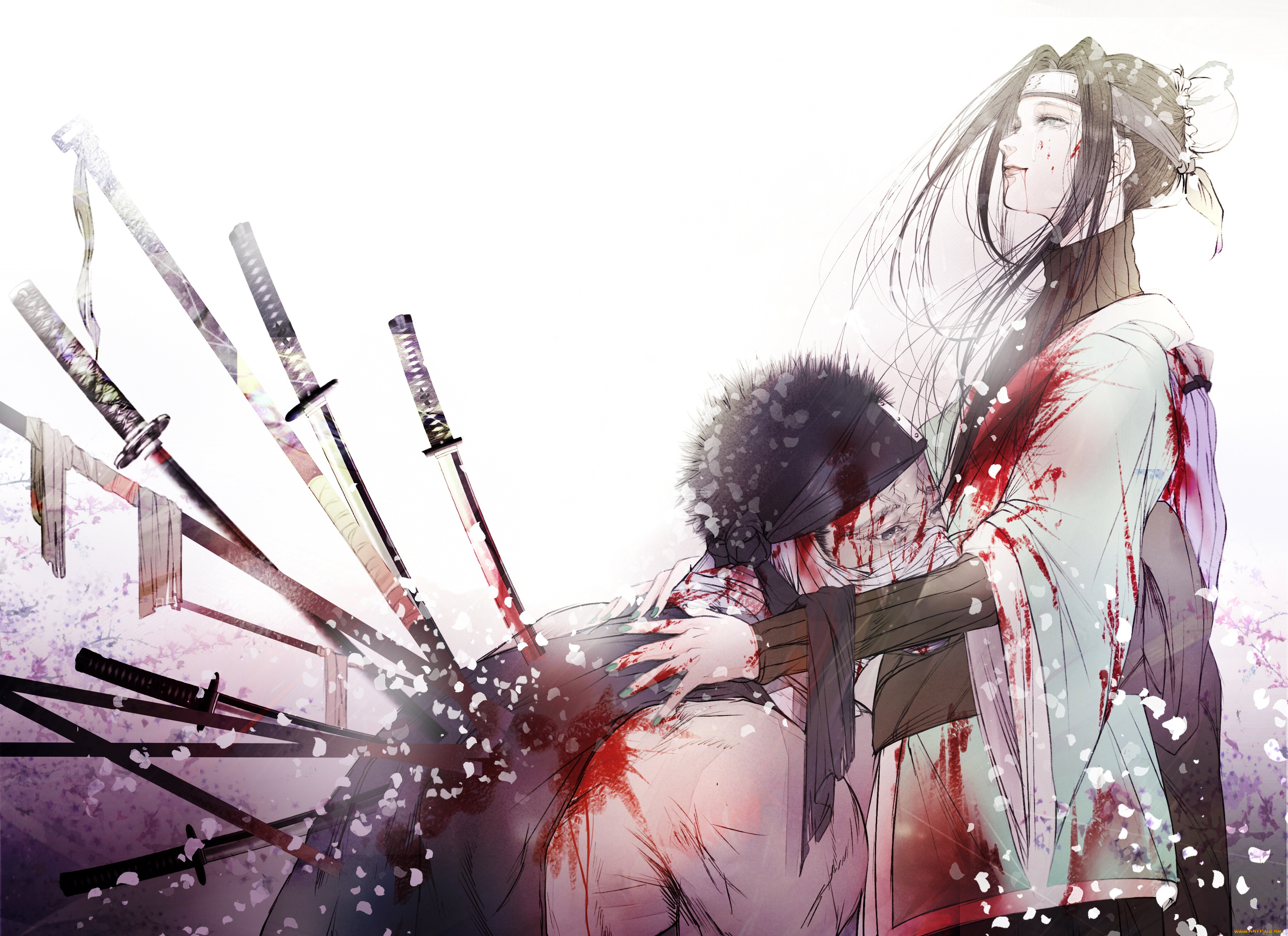 аниме, naruto, забуза, хаку