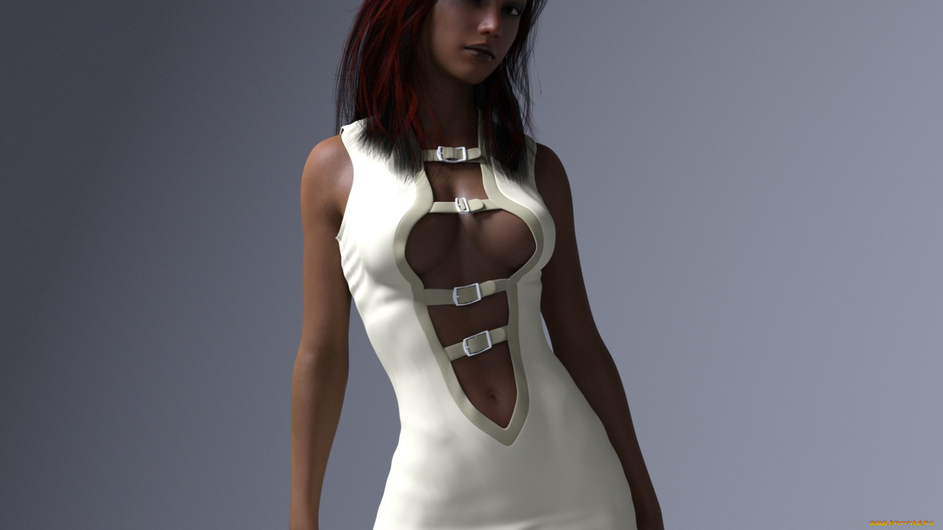 3д, графика, люди, , people, девушка, взгляд, фон