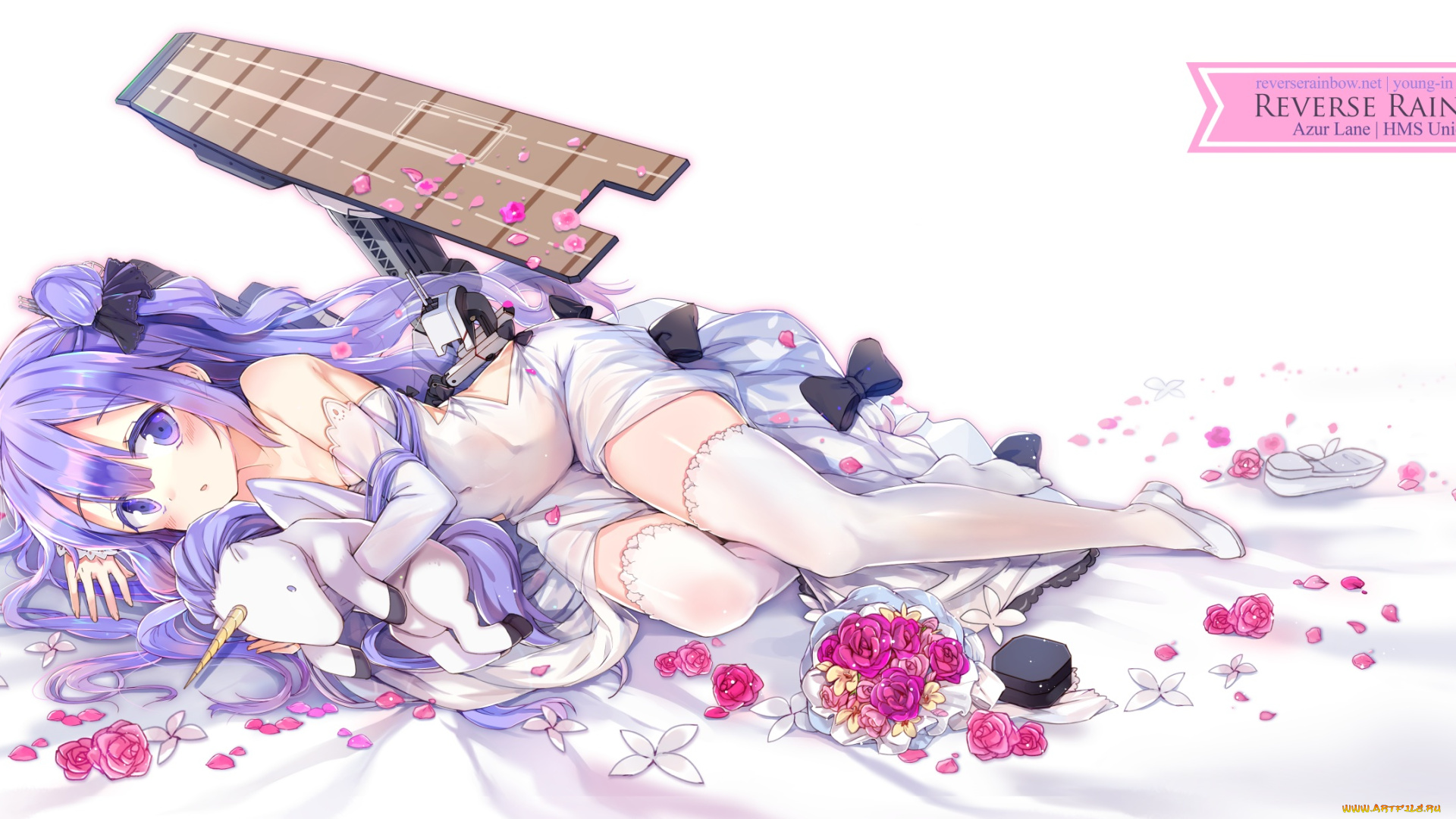 аниме, azur, lane, девушка