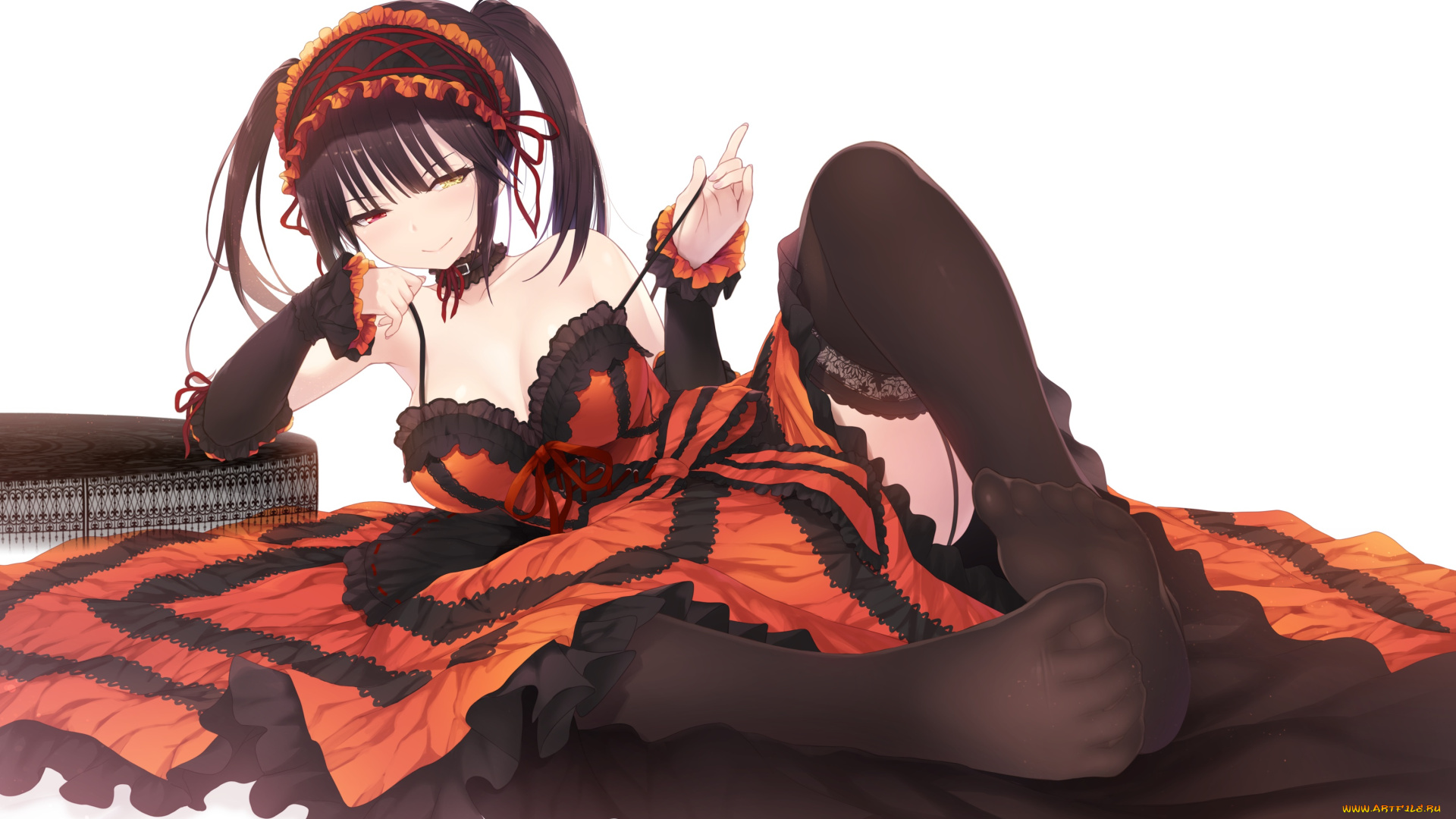 аниме, date, a, live, девушка