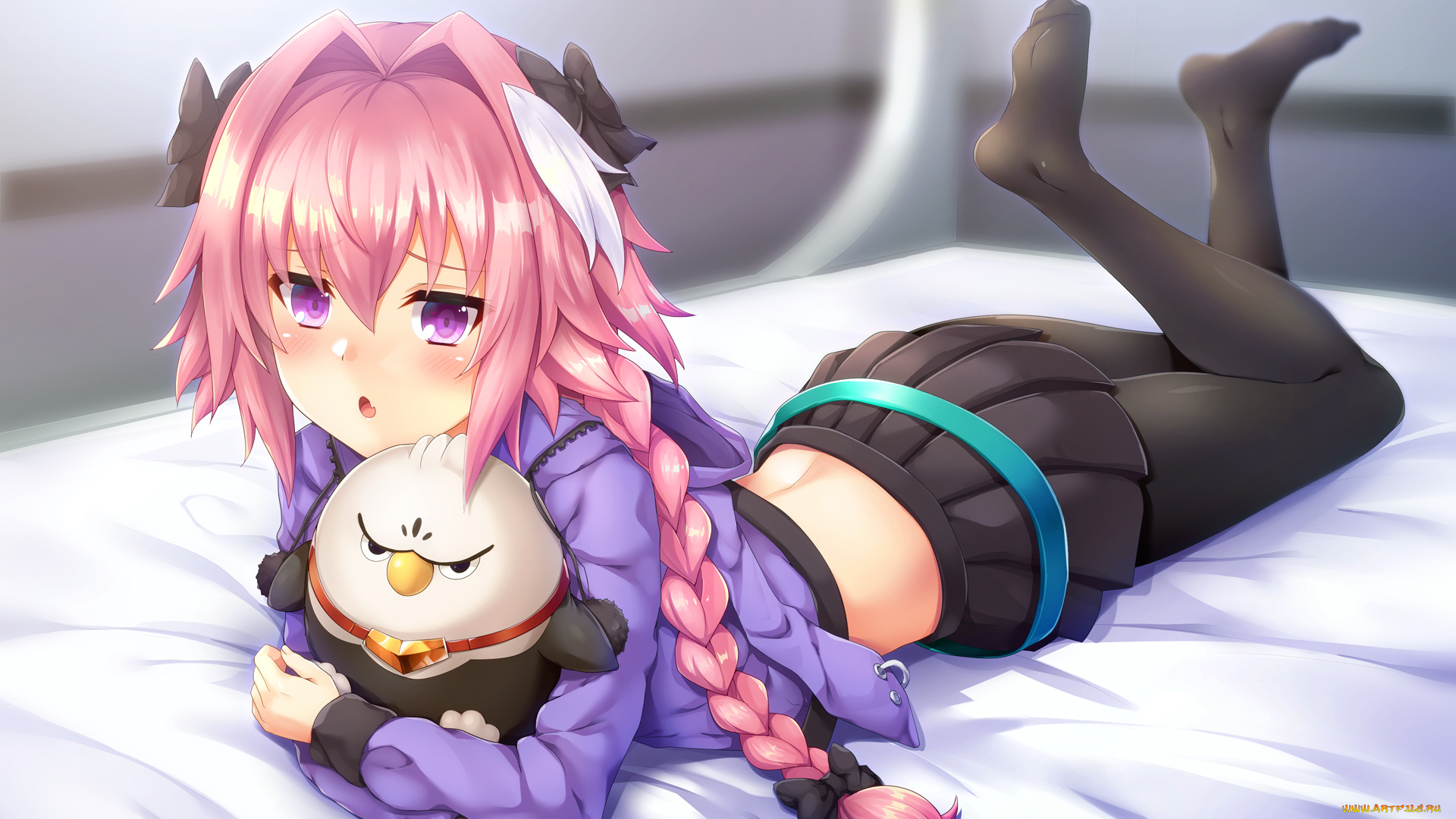 аниме, fate, stay, night, девушка