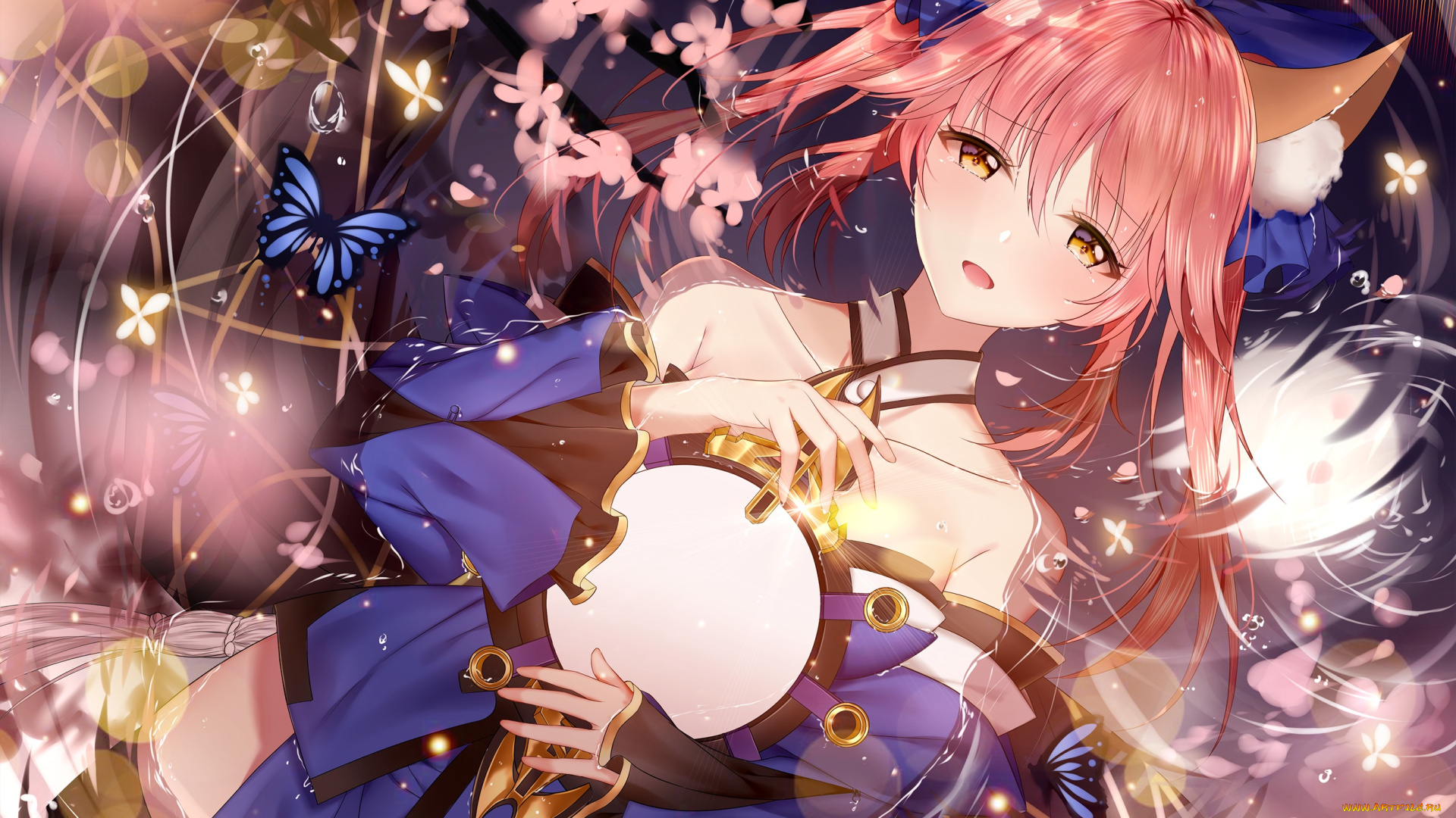 аниме, fate, stay, night, девушка