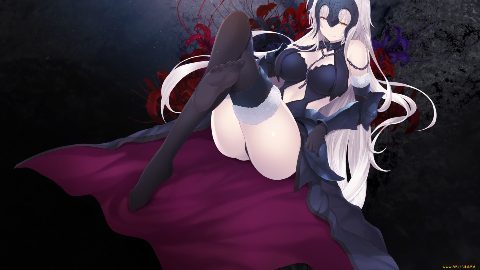 аниме, fate, stay, night, девушка