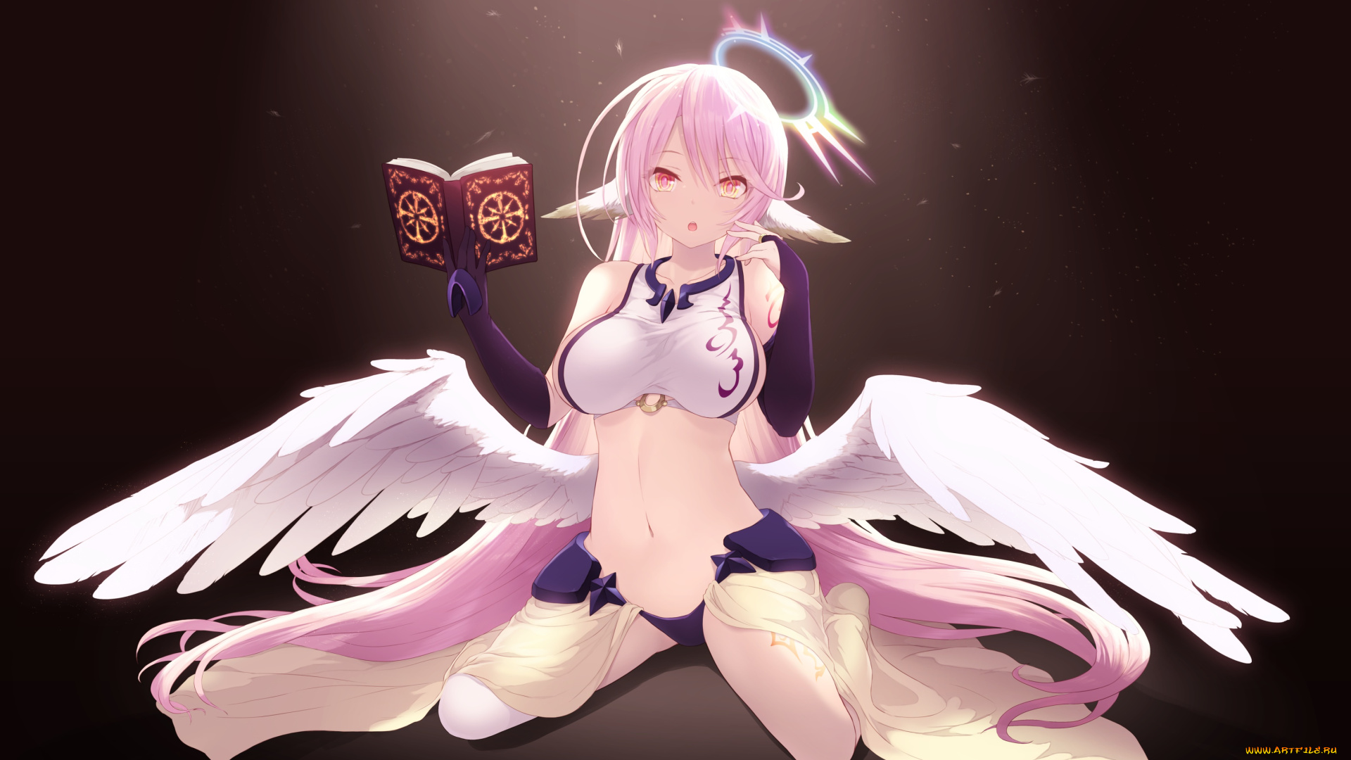 аниме, no, game, no, life, девушка