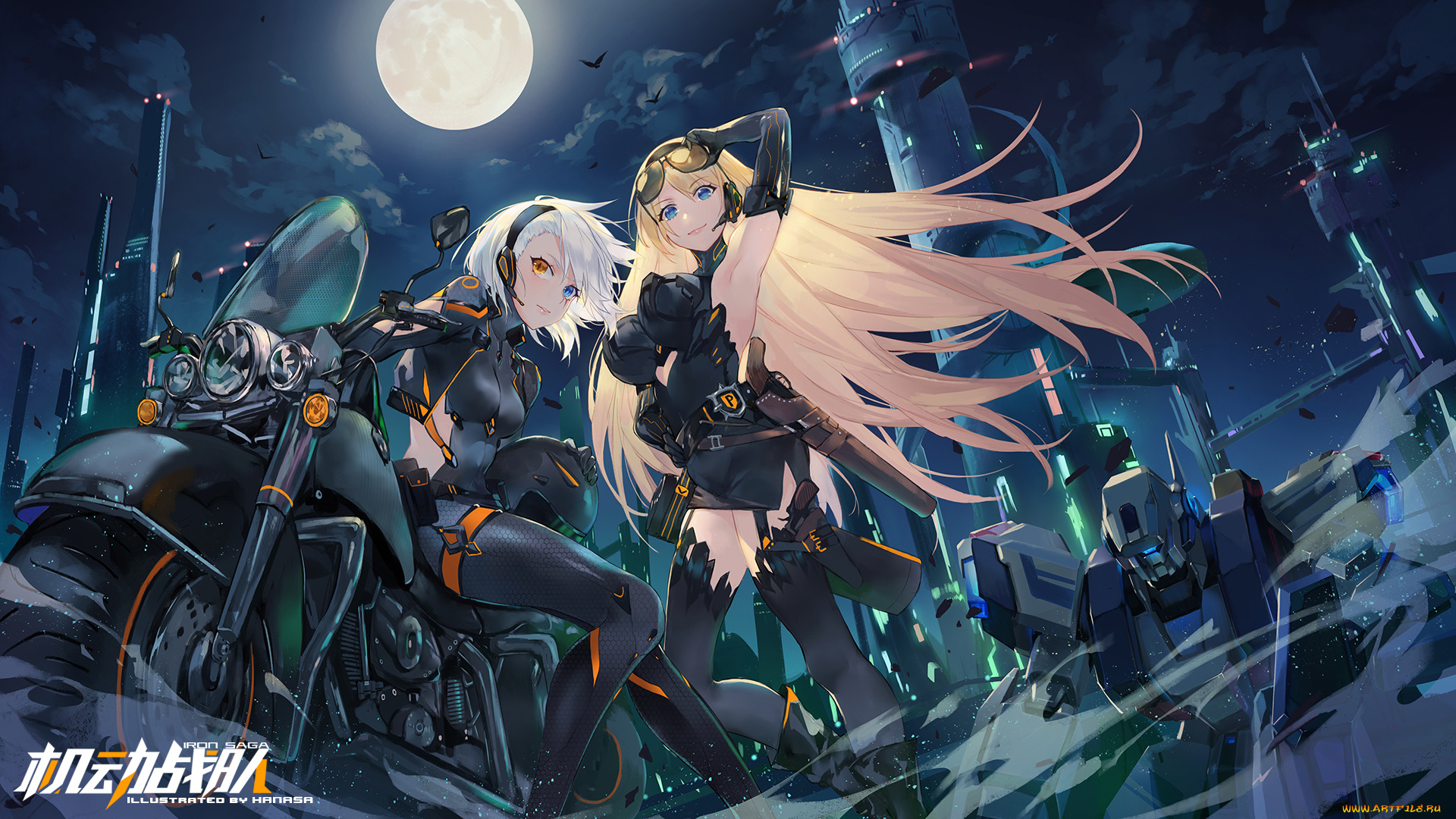 аниме, оружие, , техника, , технологии, девушки