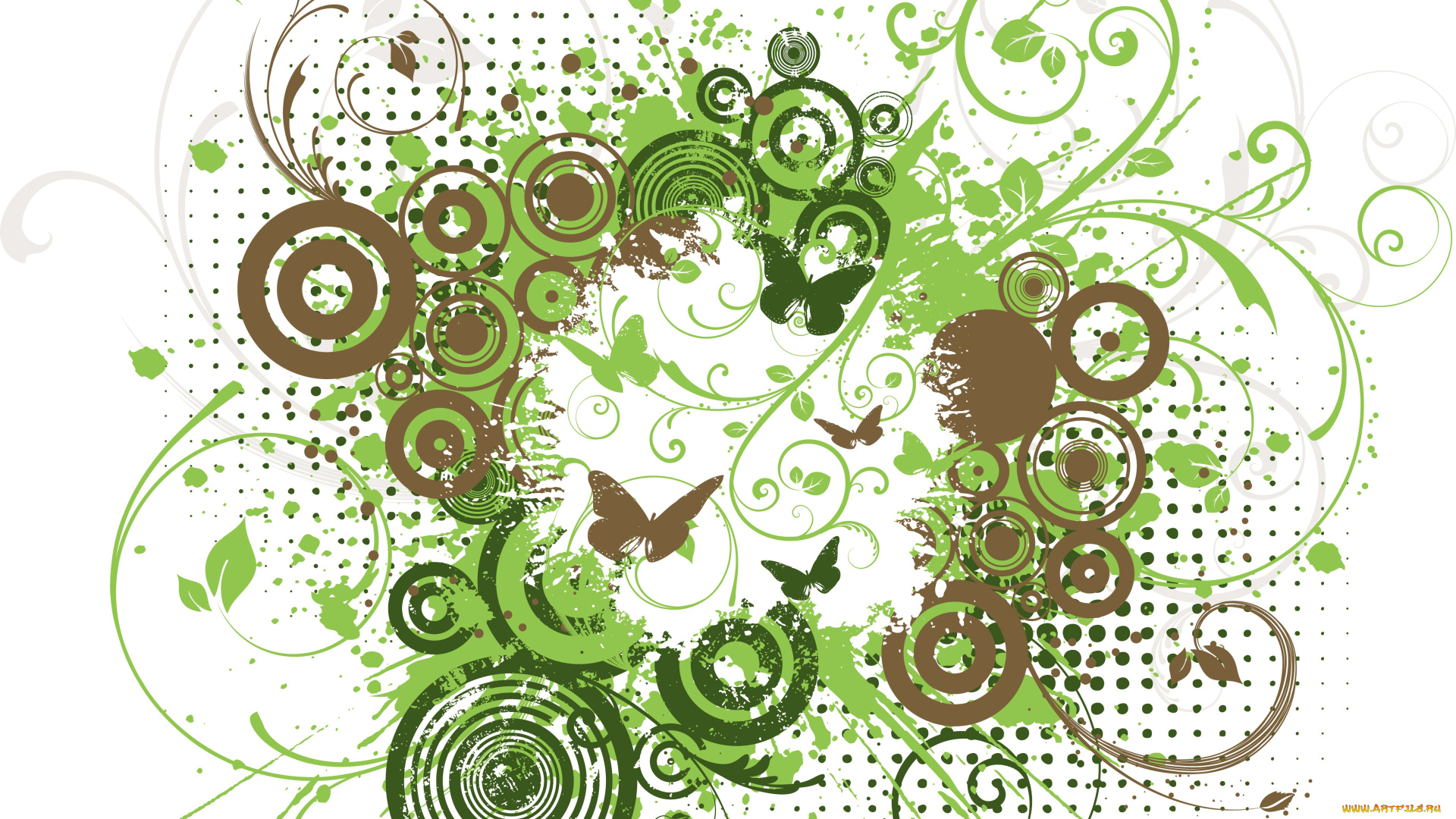 векторная, графика, животные, , animals, фон, butterflies, grunge, floral, абстракция, design, текстура